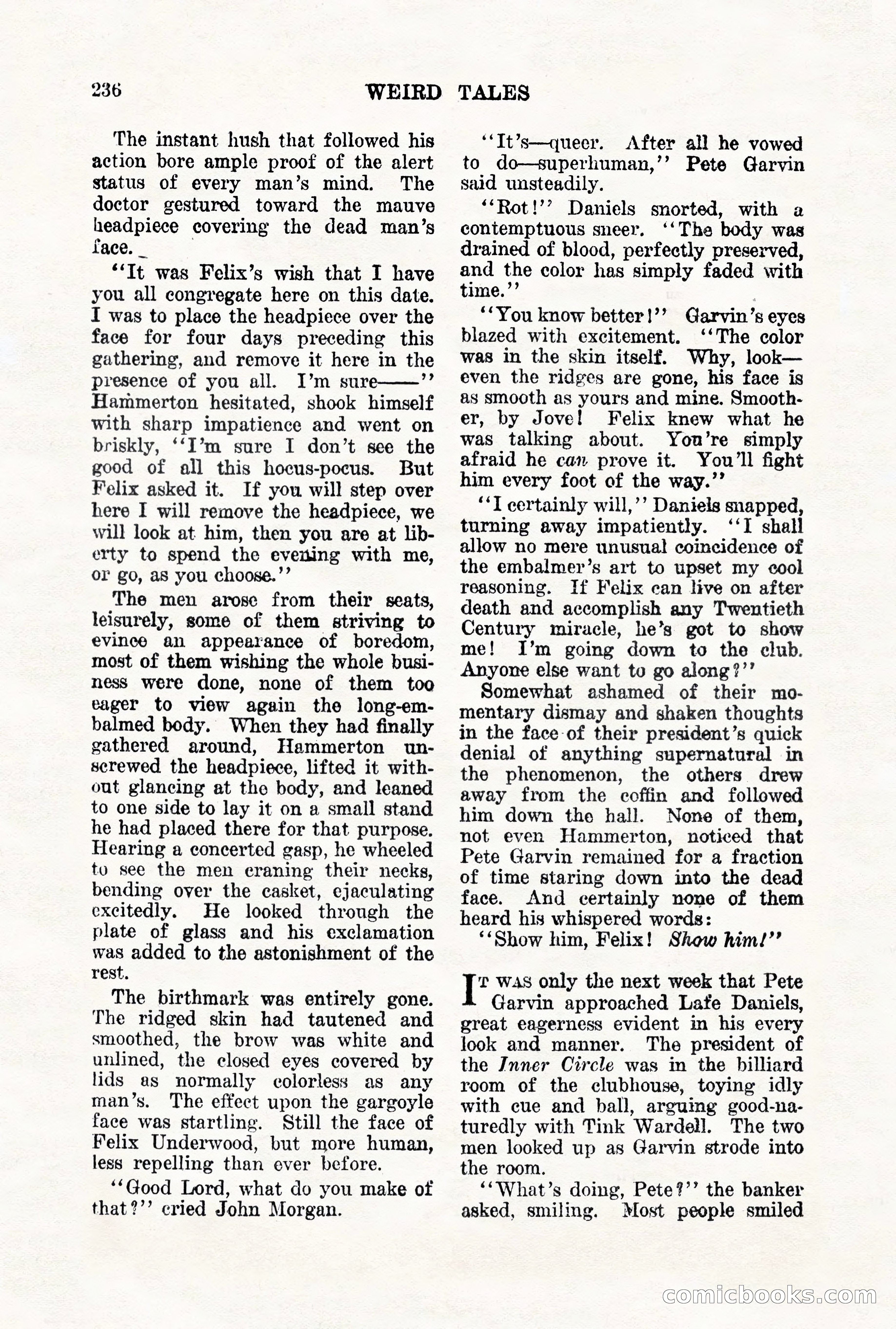 Weird Tales, Vol. VII, No. 2 — page 94 of 148