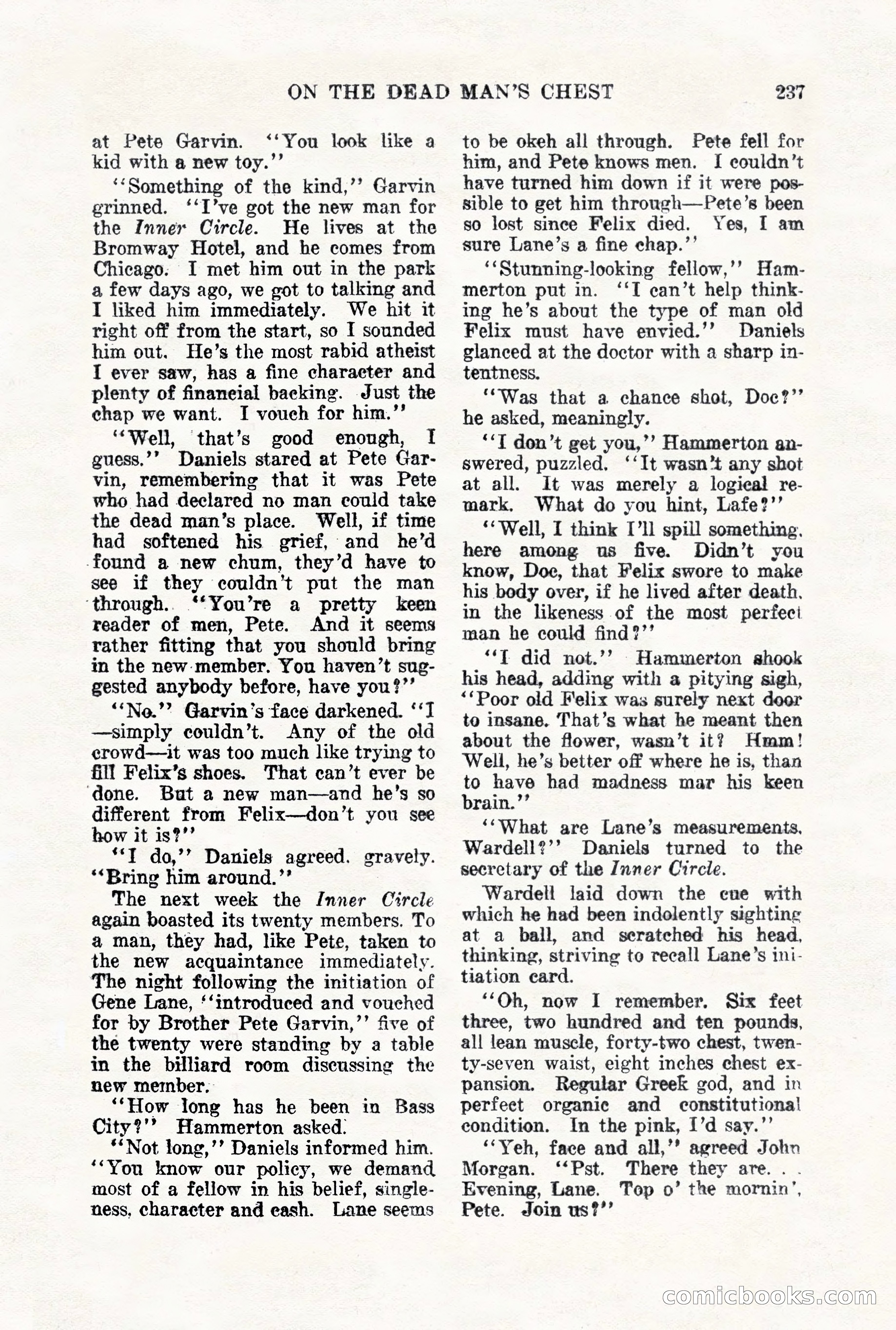 Weird Tales, Vol. VII, No. 2 — page 95 of 148