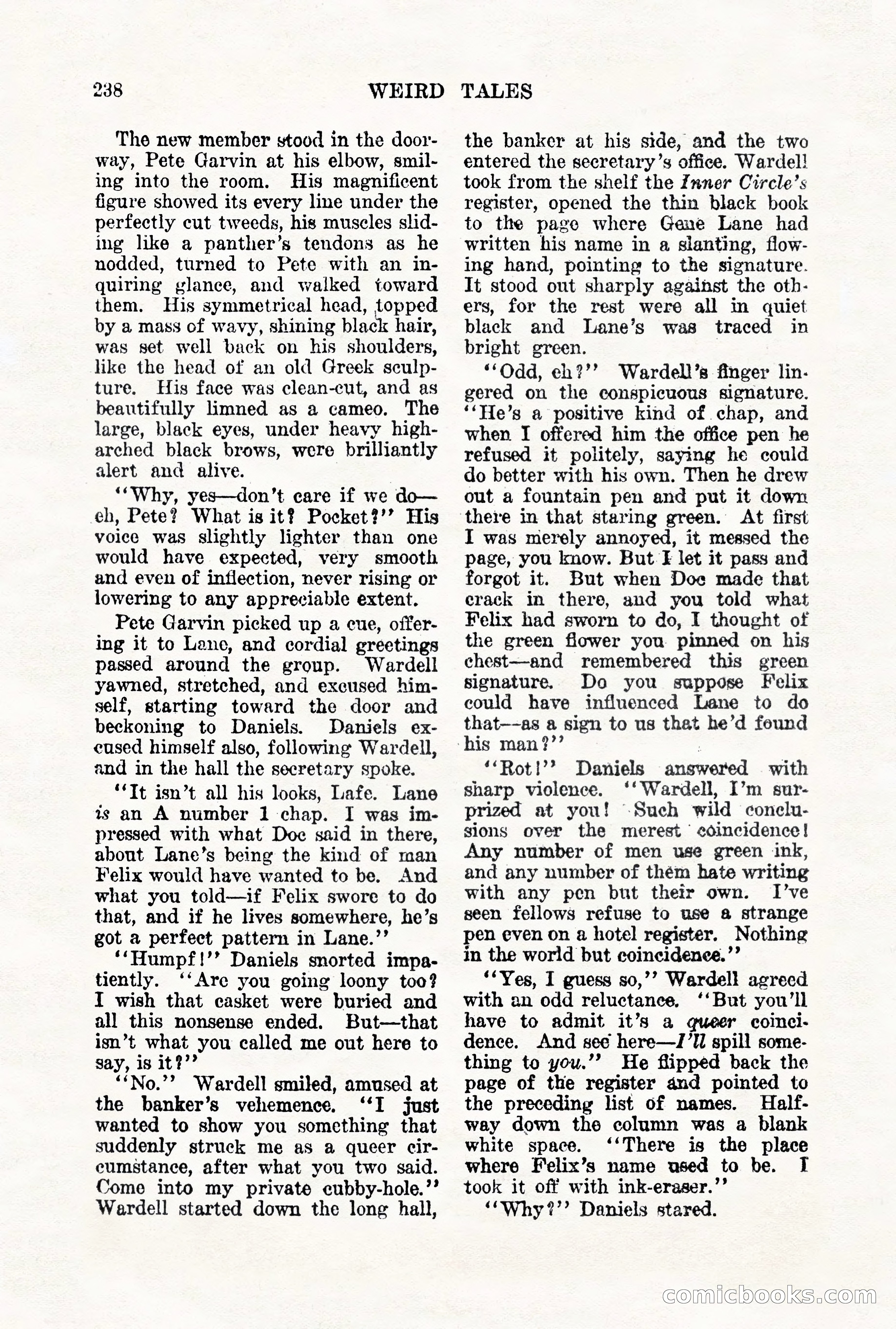 Weird Tales, Vol. VII, No. 2 — page 96 of 148