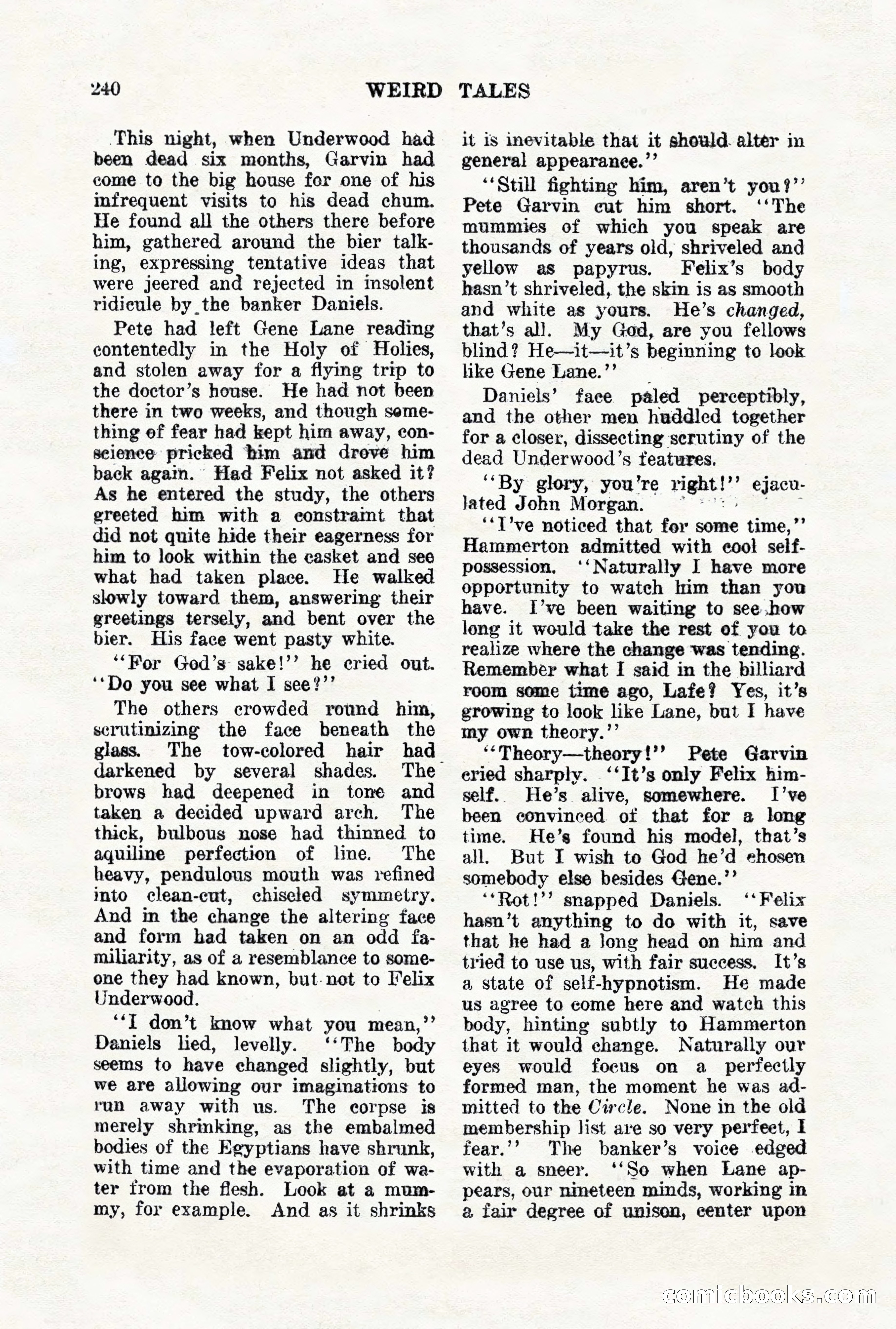 Weird Tales, Vol. VII, No. 2 — page 98 of 148