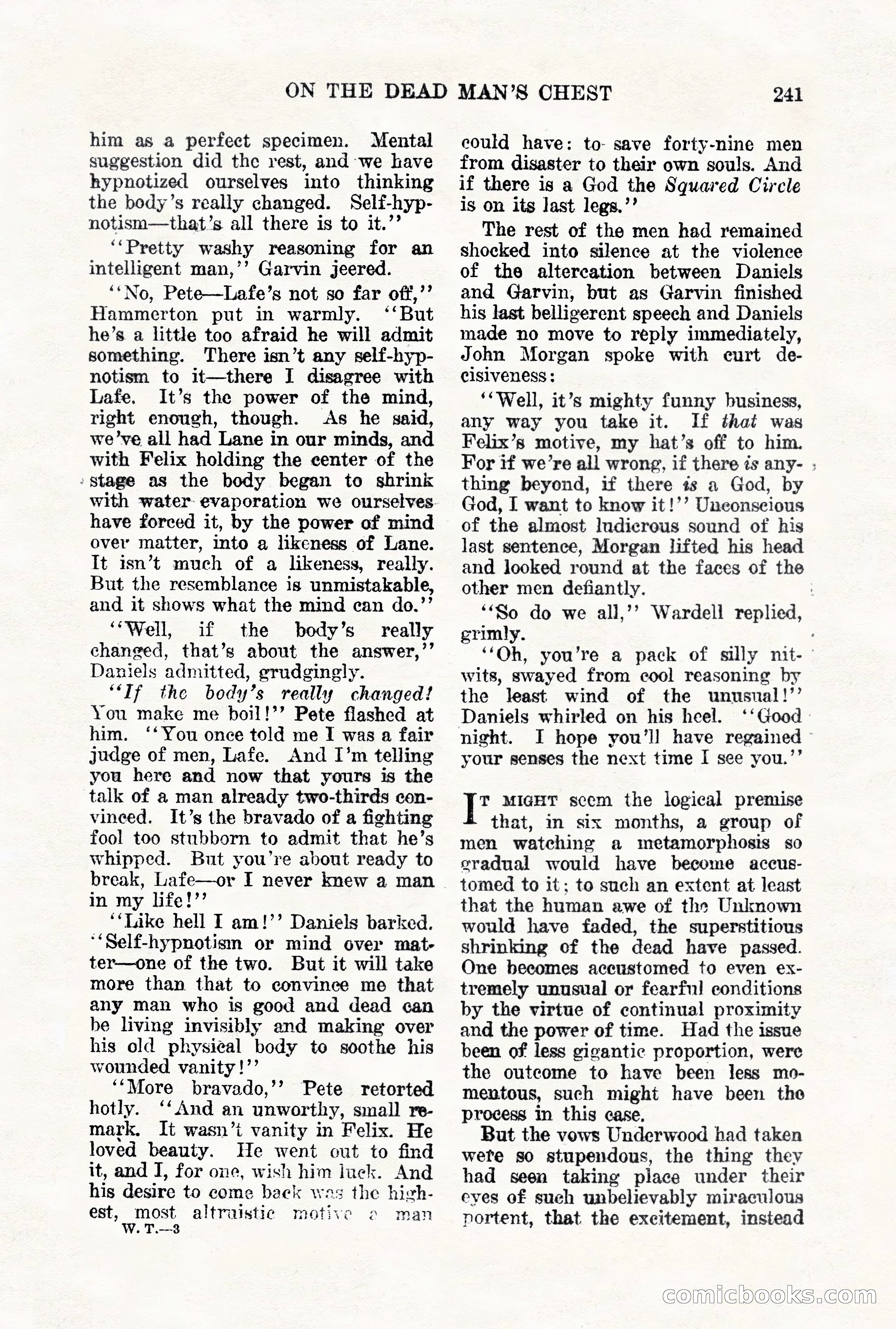 Weird Tales, Vol. VII, No. 2 — page 99 of 148