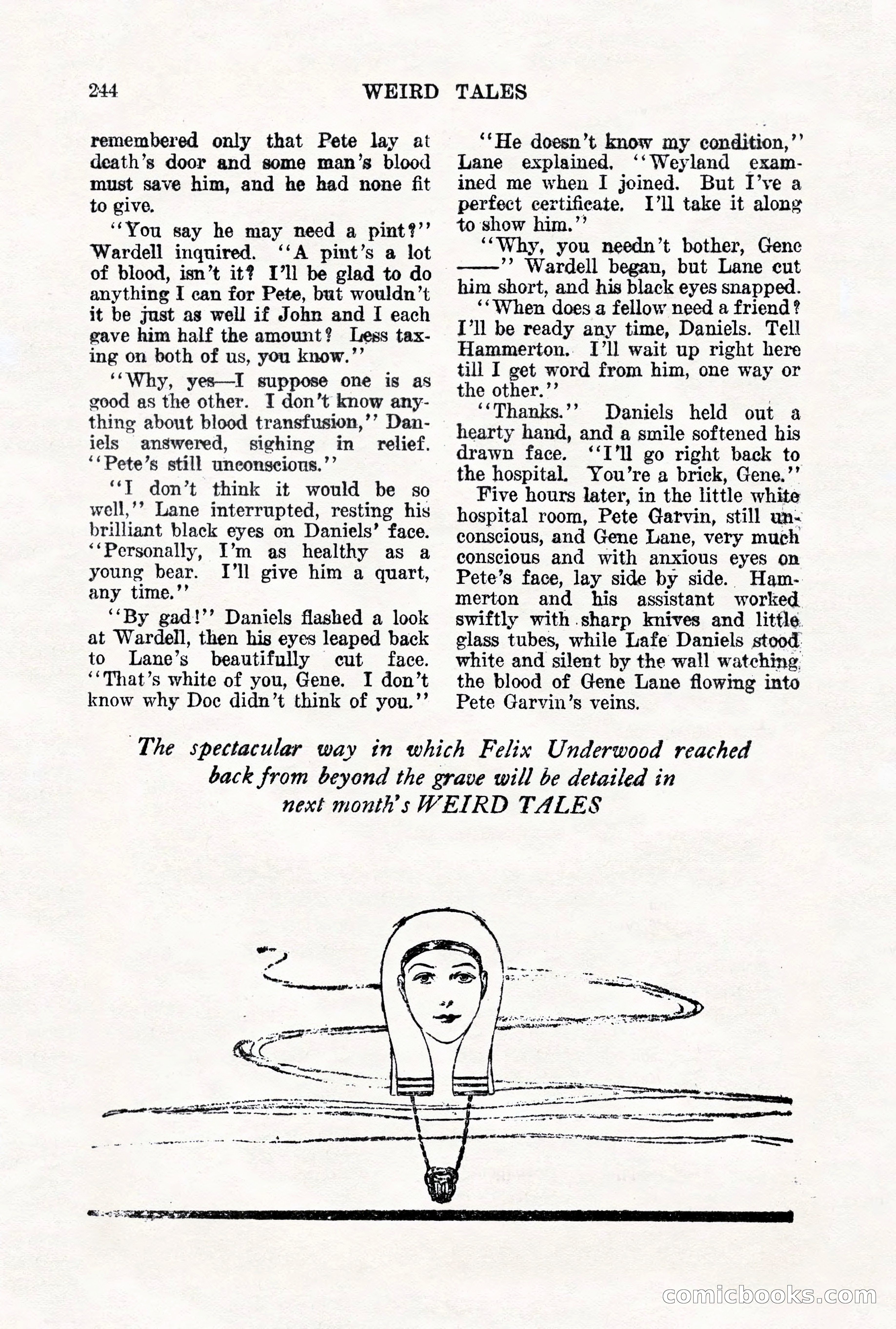 Weird Tales, Vol. VII, No. 2 — page 102 of 148