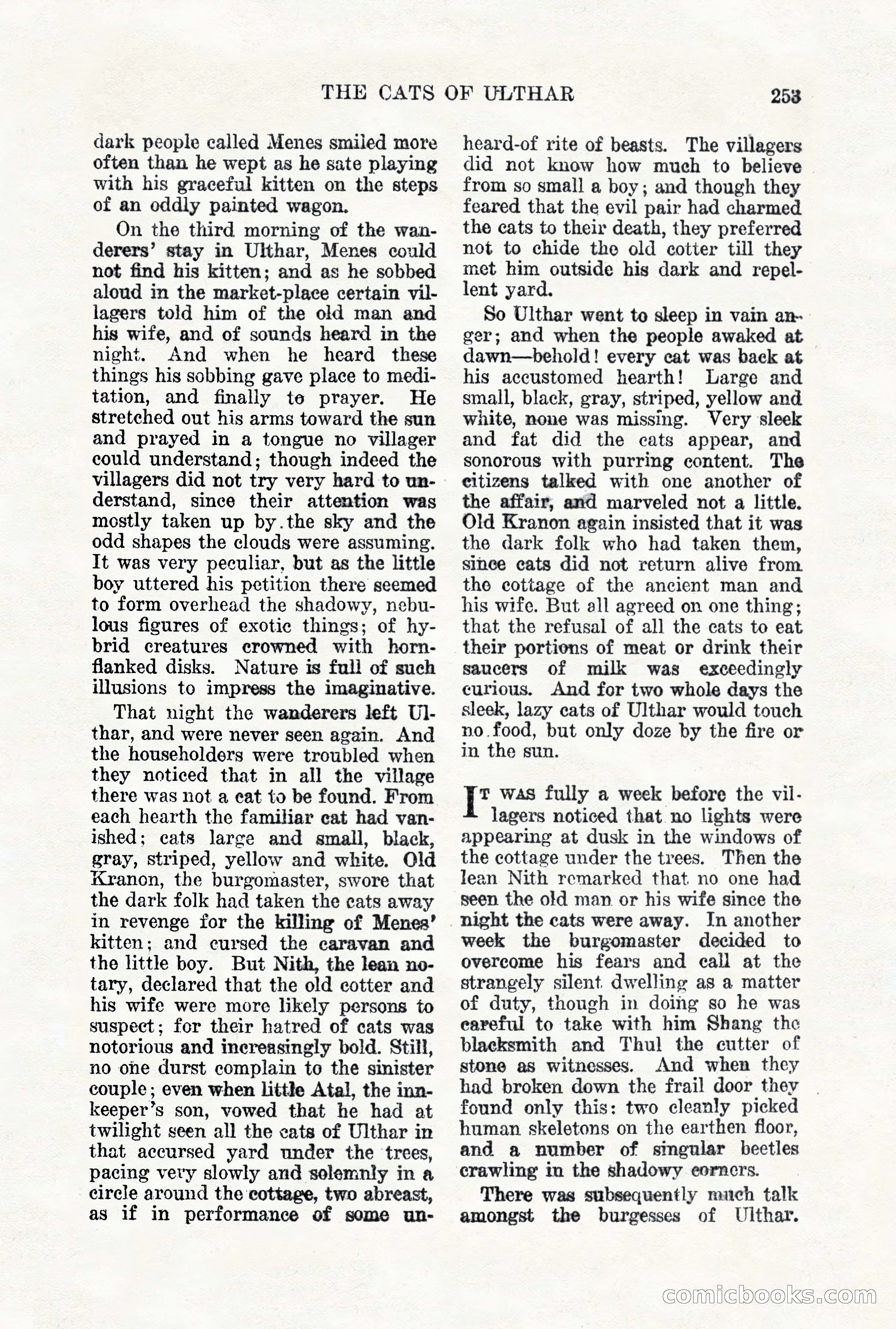 Weird Tales, Vol. VII, No. 2 — page 111 of 148