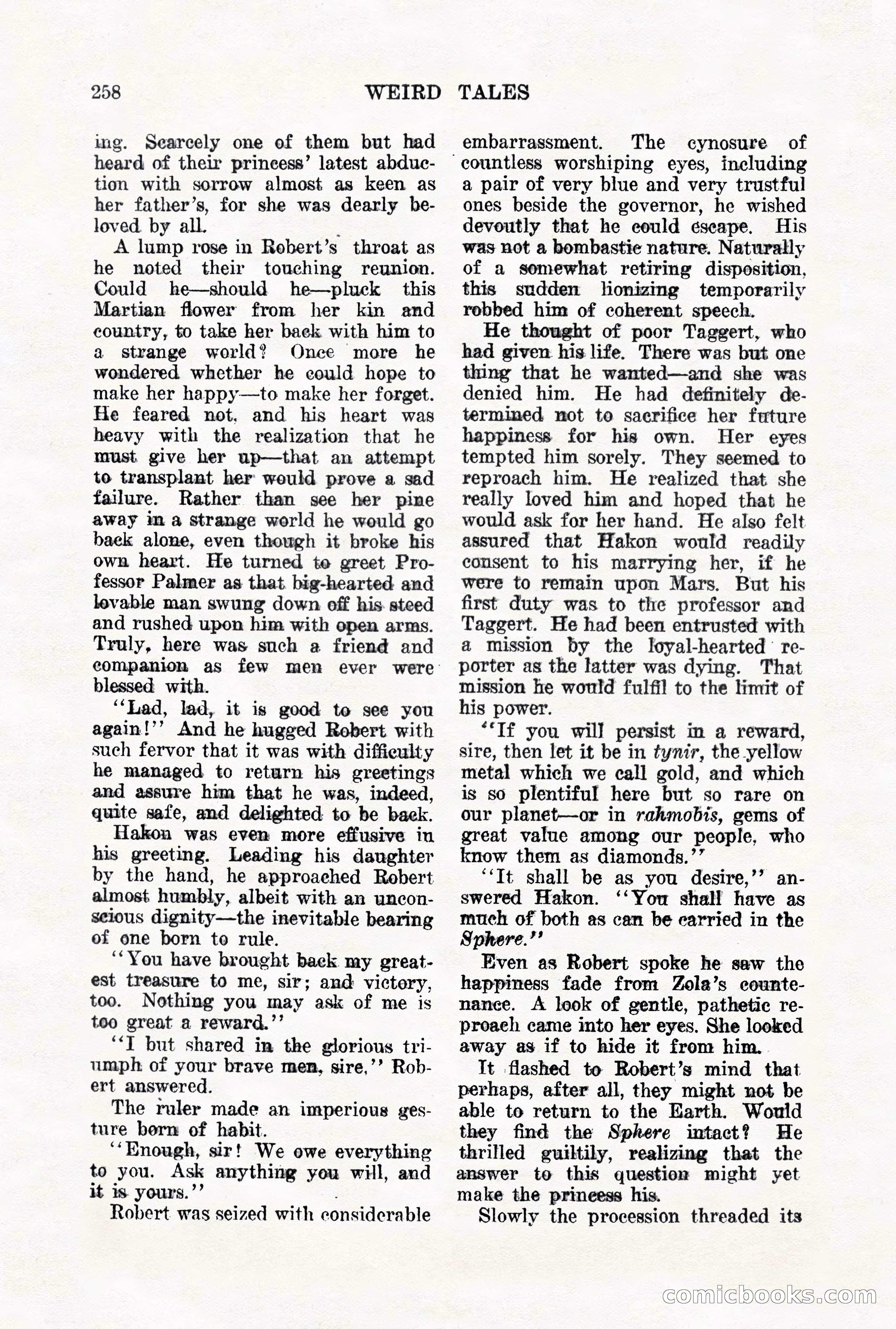 Weird Tales, Vol. VII, No. 2 — page 116 of 148