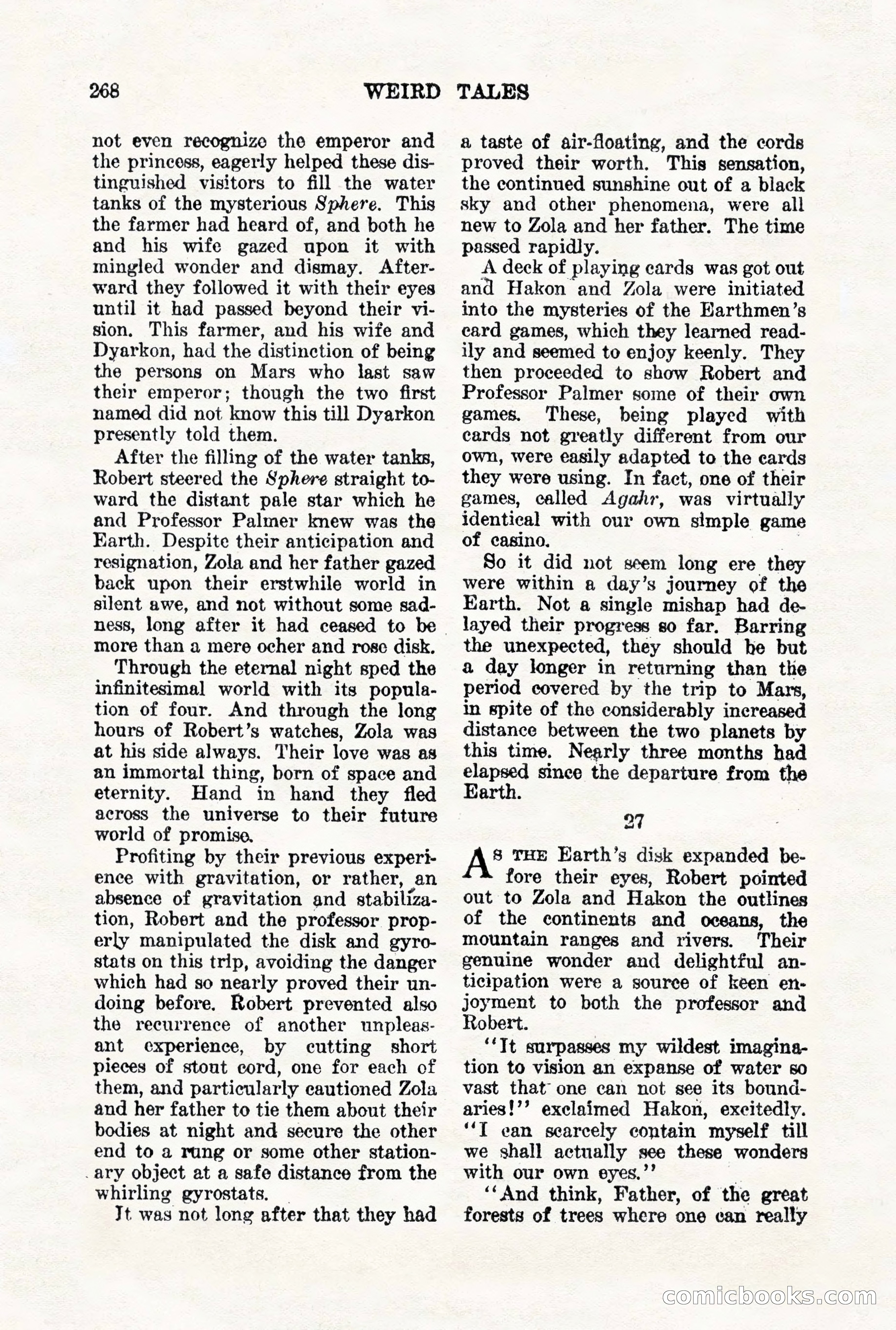 Weird Tales, Vol. VII, No. 2 — page 126 of 148