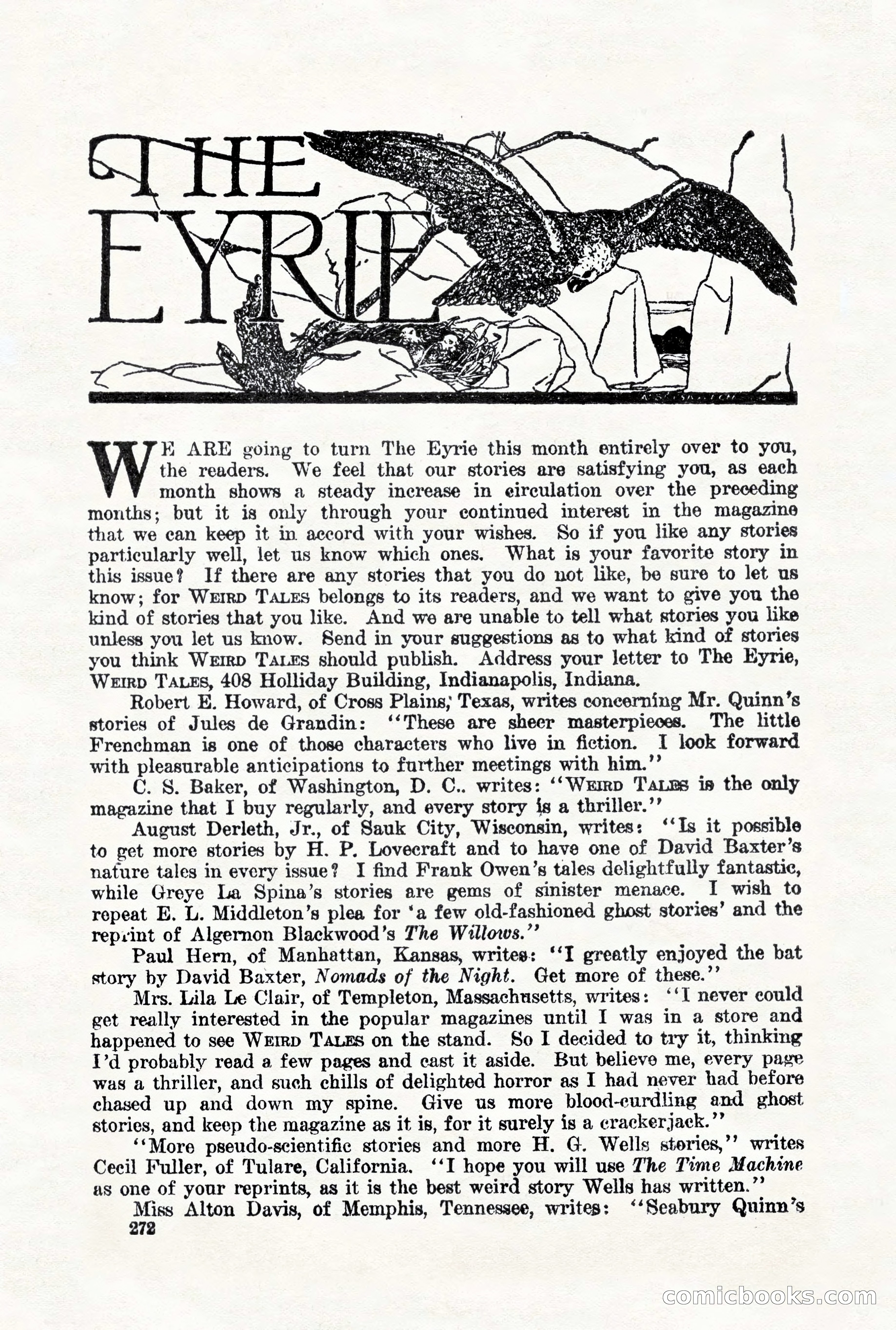 Weird Tales, Vol. VII, No. 2 — page 130 of 148