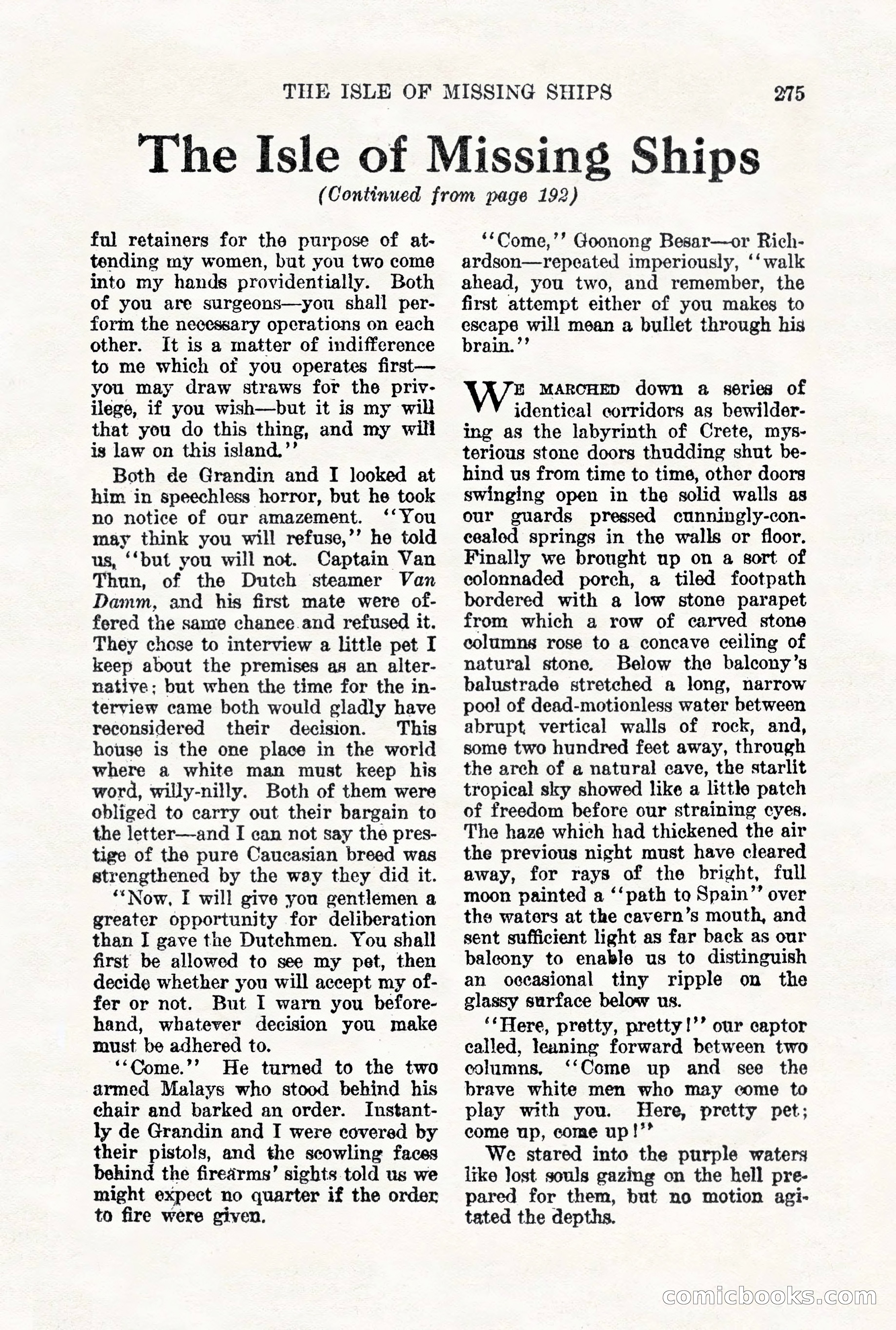 Weird Tales, Vol. VII, No. 2 — page 133 of 148