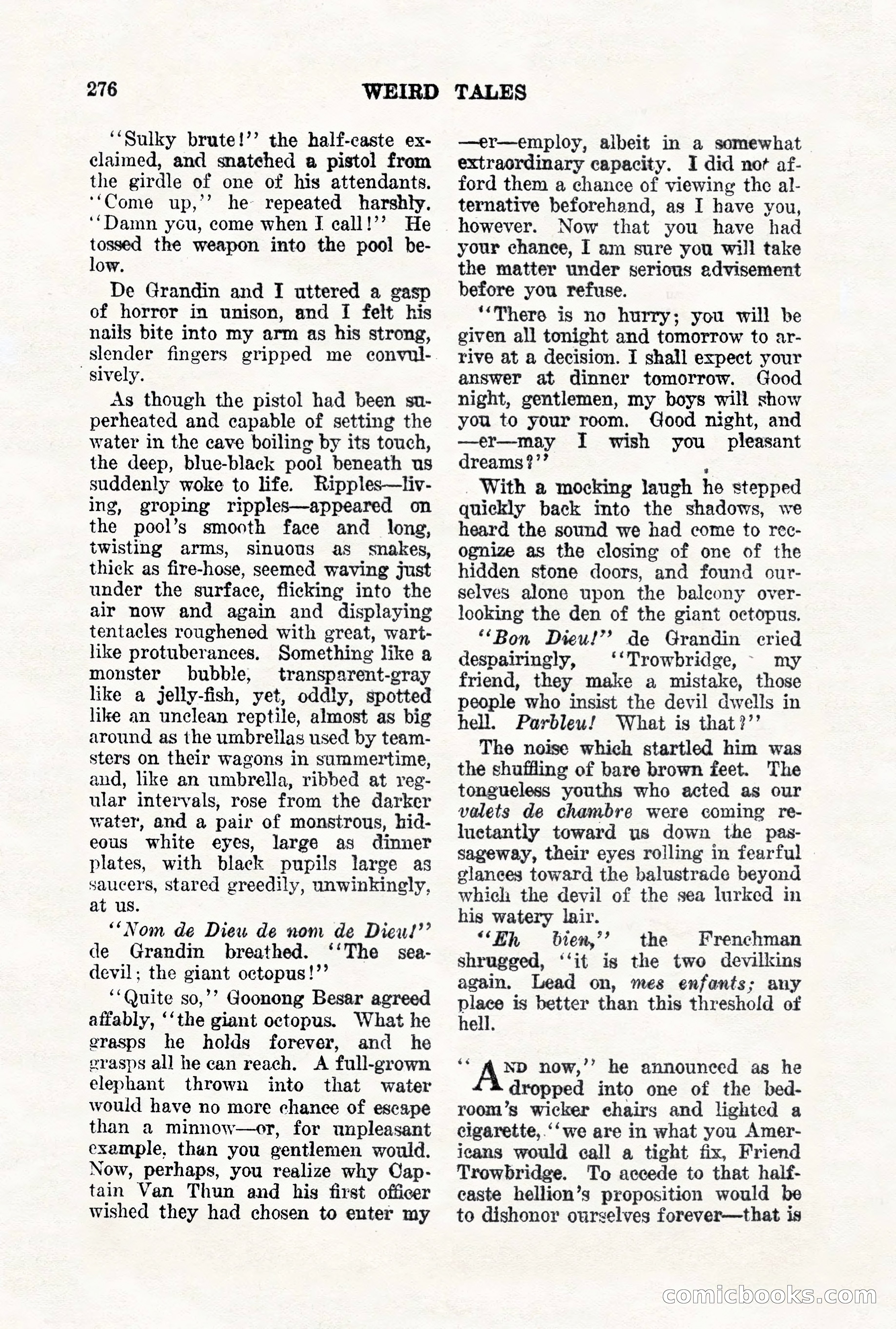 Weird Tales, Vol. VII, No. 2 — page 134 of 148