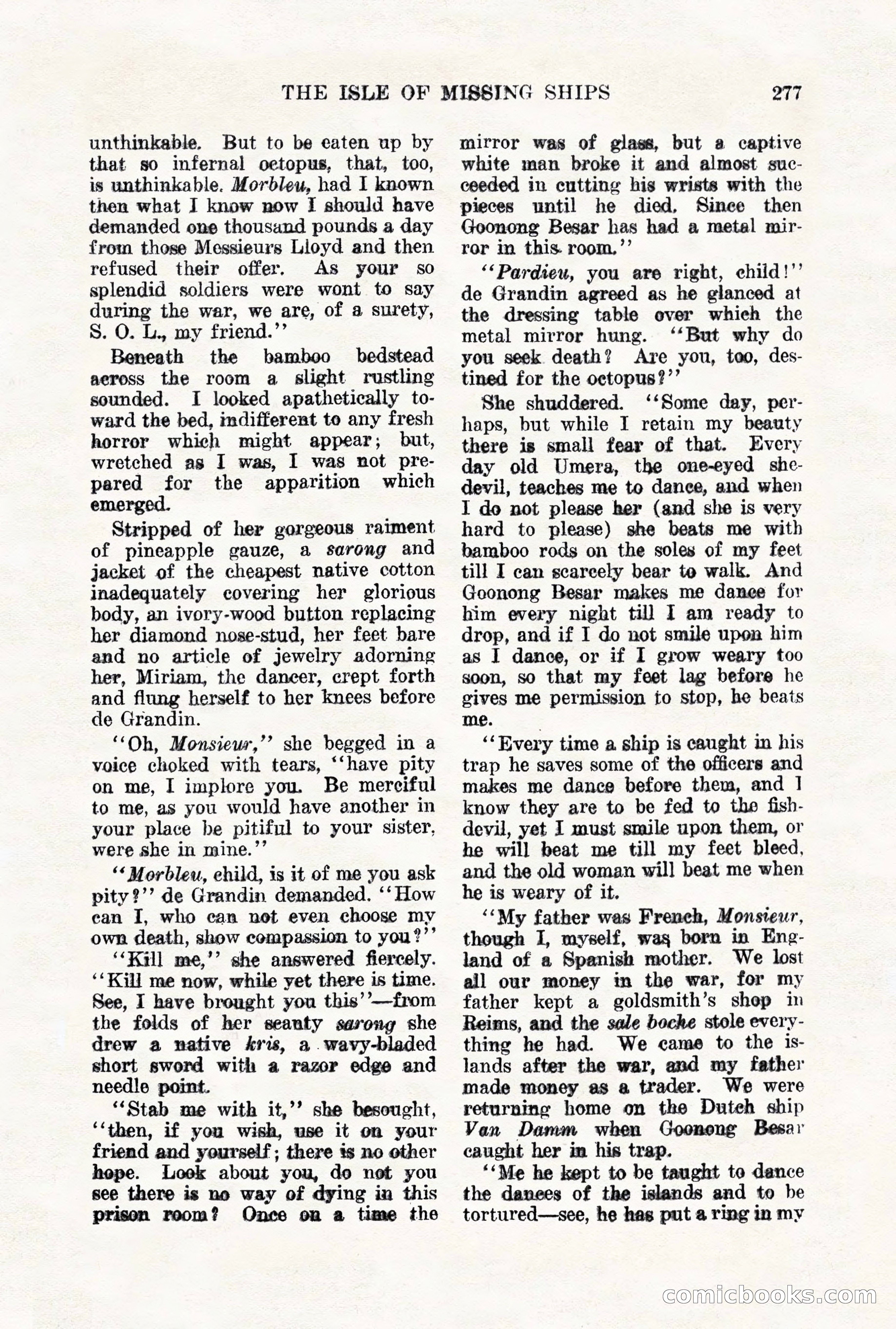 Weird Tales, Vol. VII, No. 2 — page 135 of 148