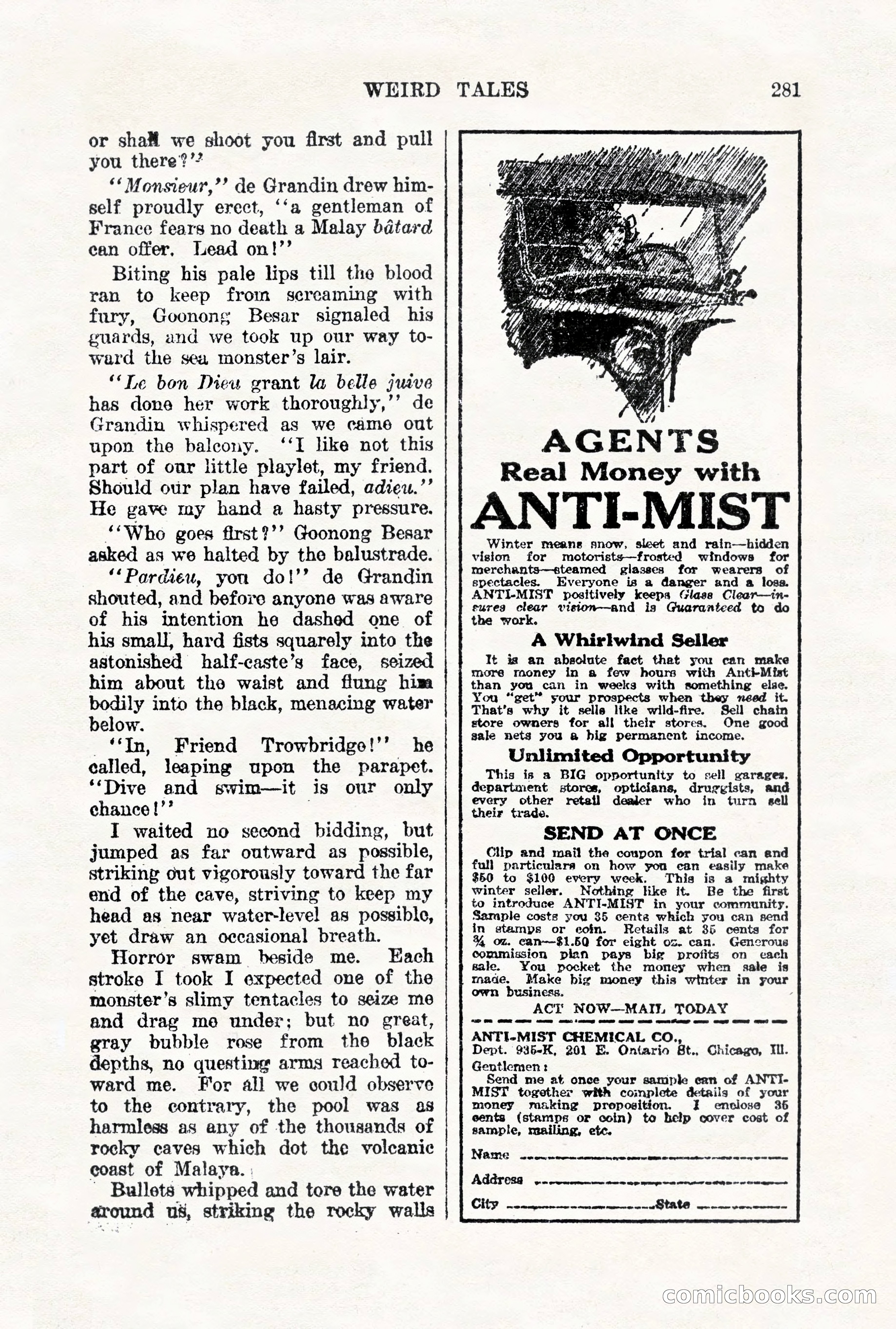 Weird Tales, Vol. VII, No. 2 — page 139 of 148