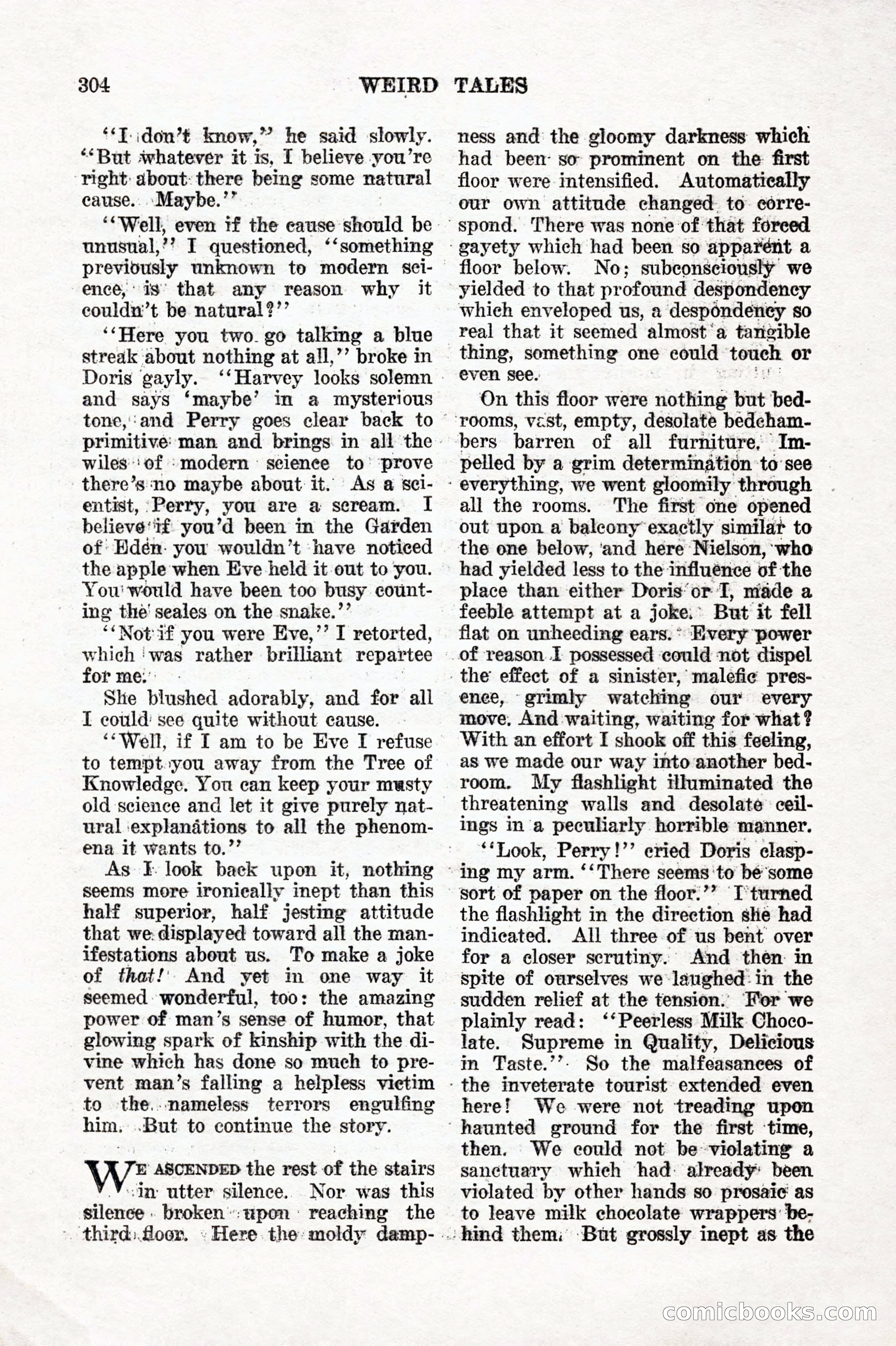 Weird Tales, Vol. 7, No. 3 — page 18 of 148