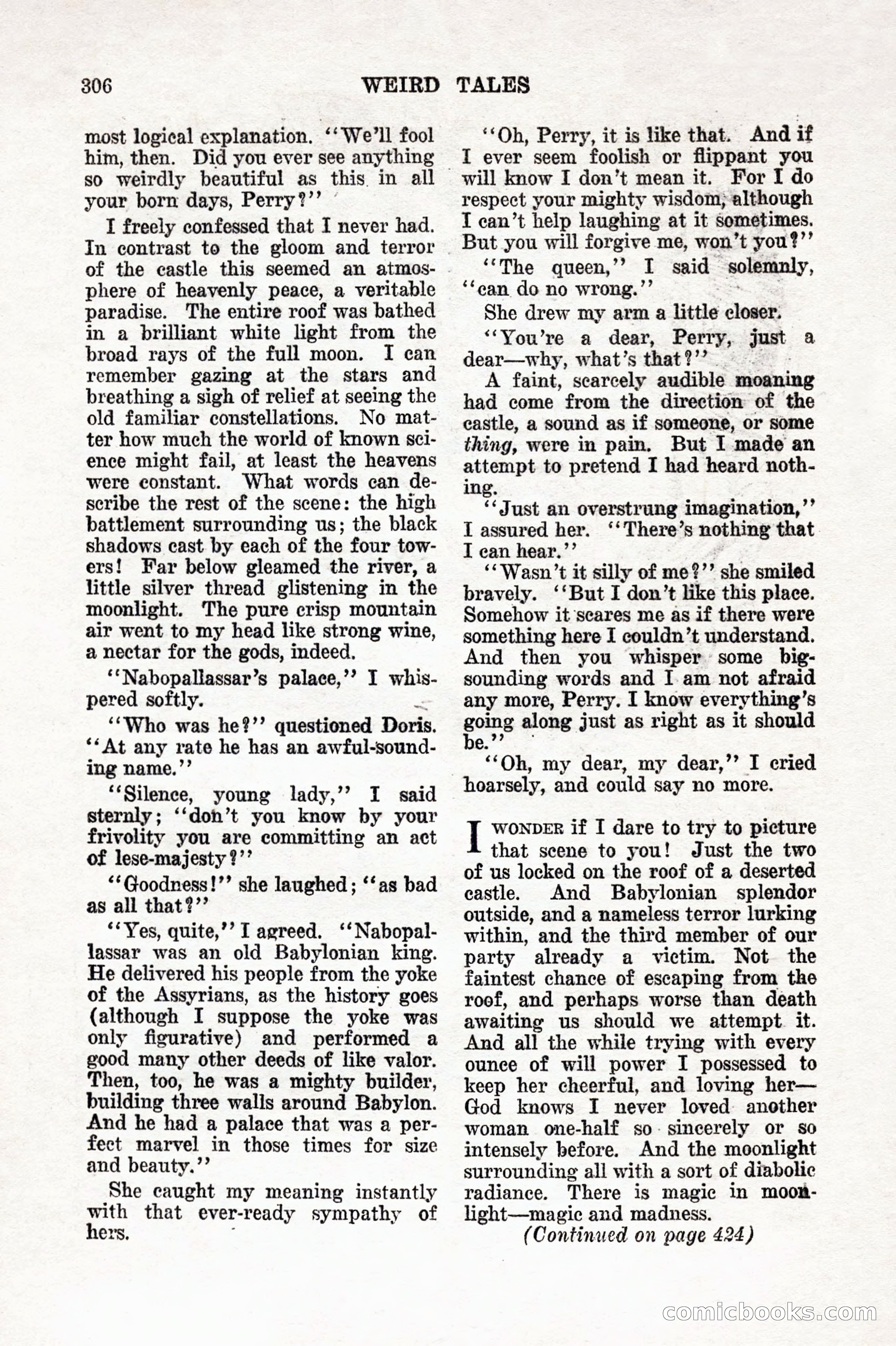 Weird Tales, Vol. 7, No. 3 — page 20 of 148