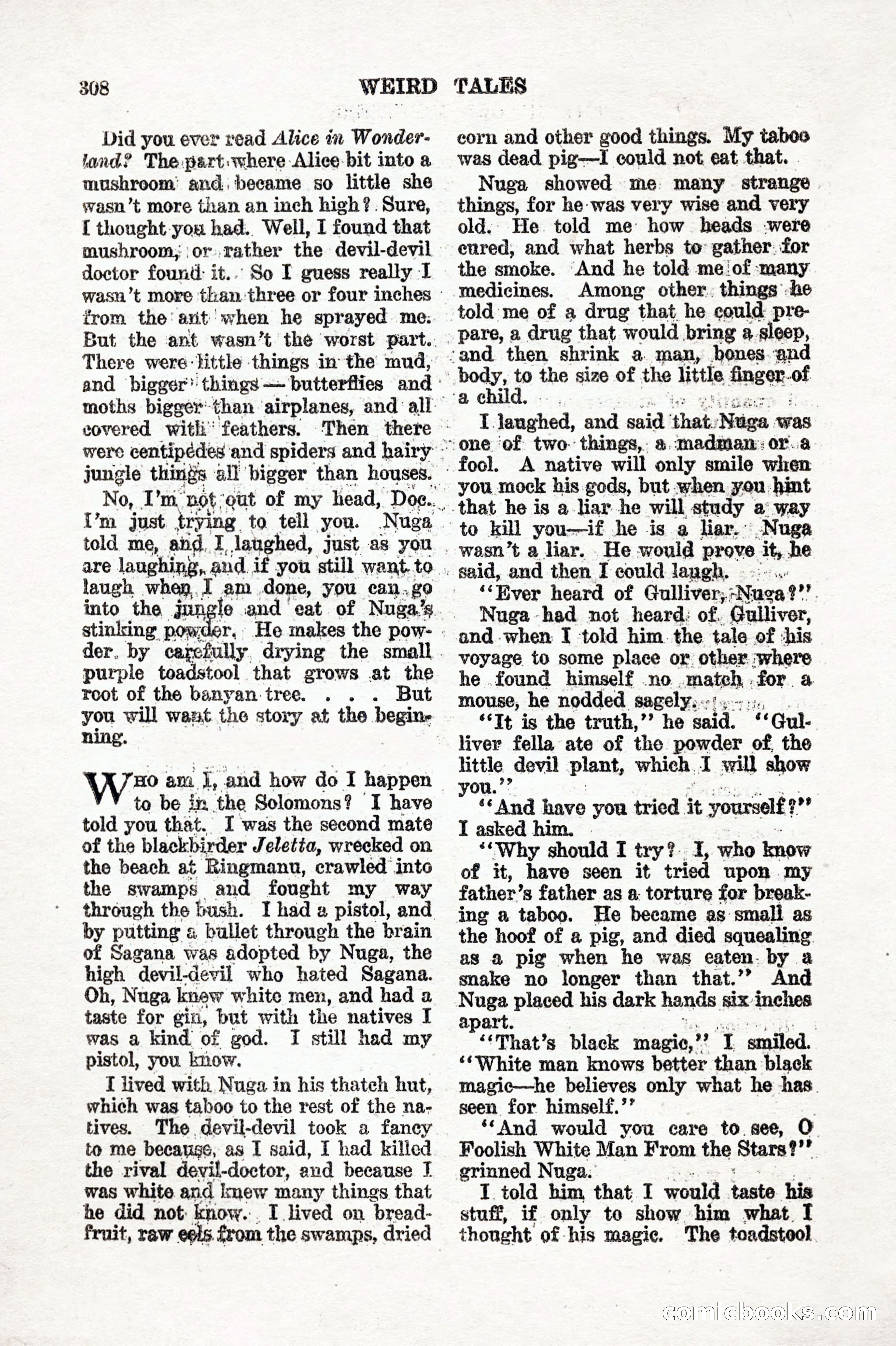 Weird Tales, Vol. 7, No. 3 — page 22 of 148