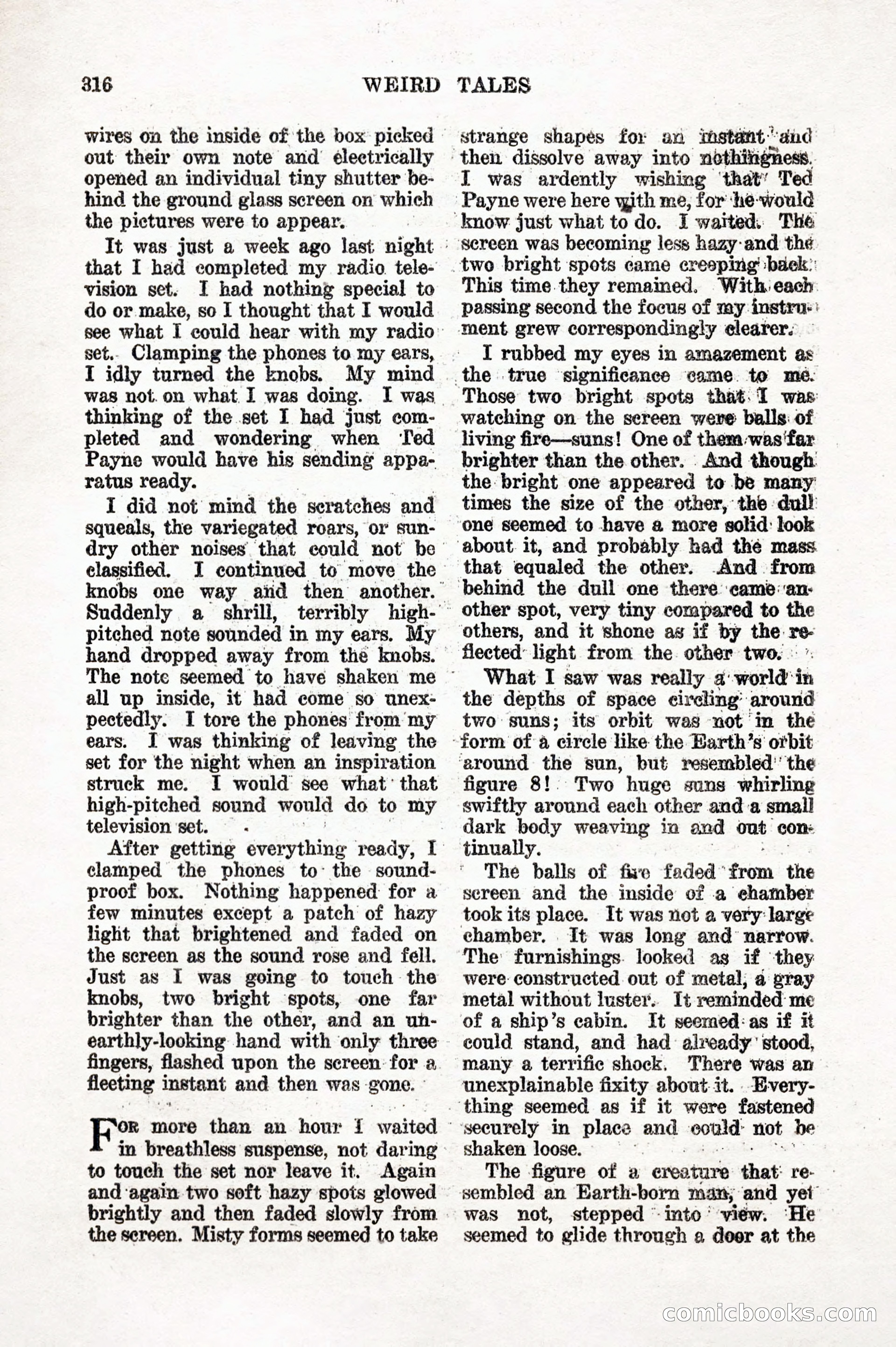 Weird Tales, Vol. 7, No. 3 — page 30 of 148