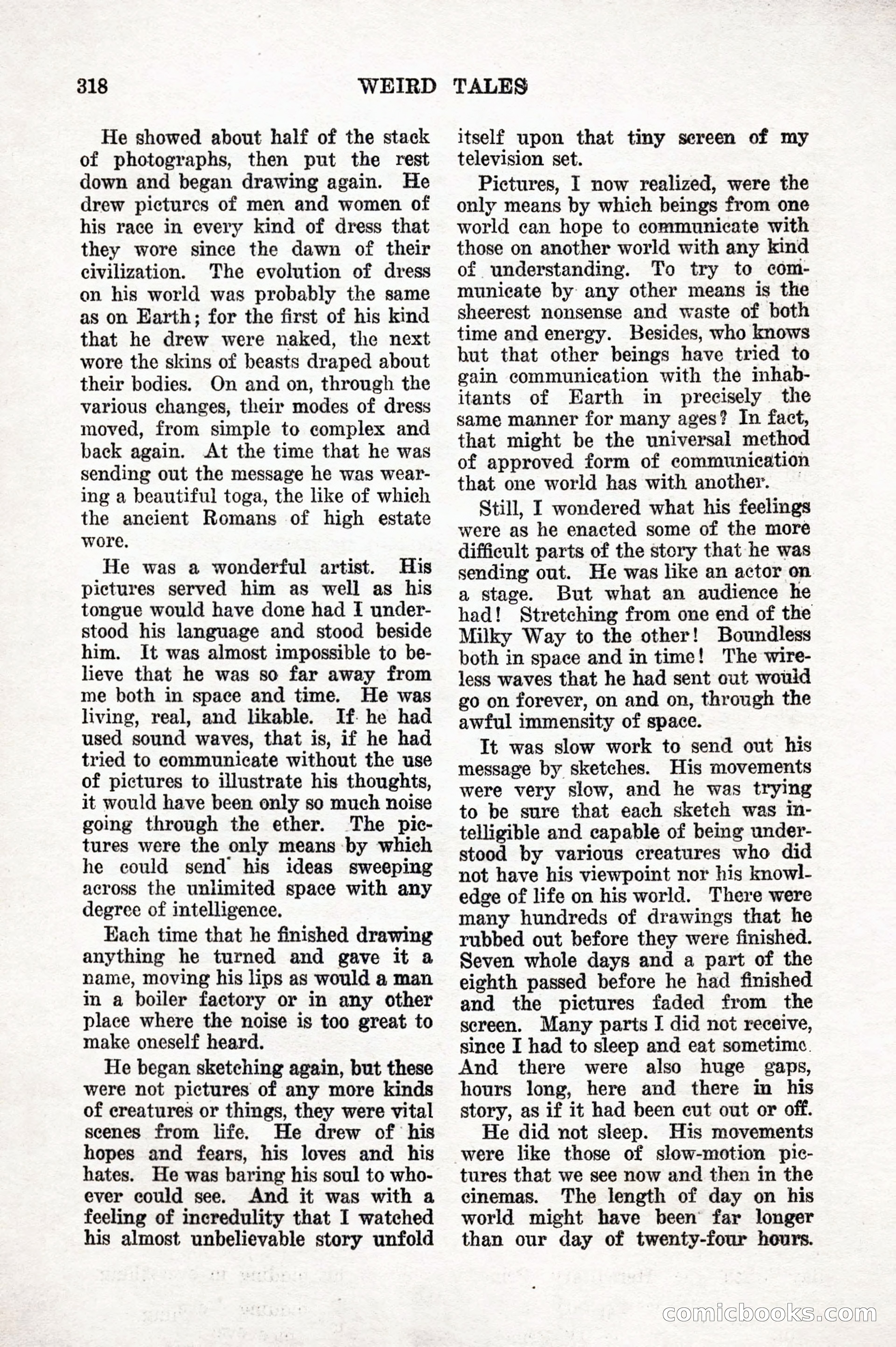 Weird Tales, Vol. 7, No. 3 — page 32 of 148