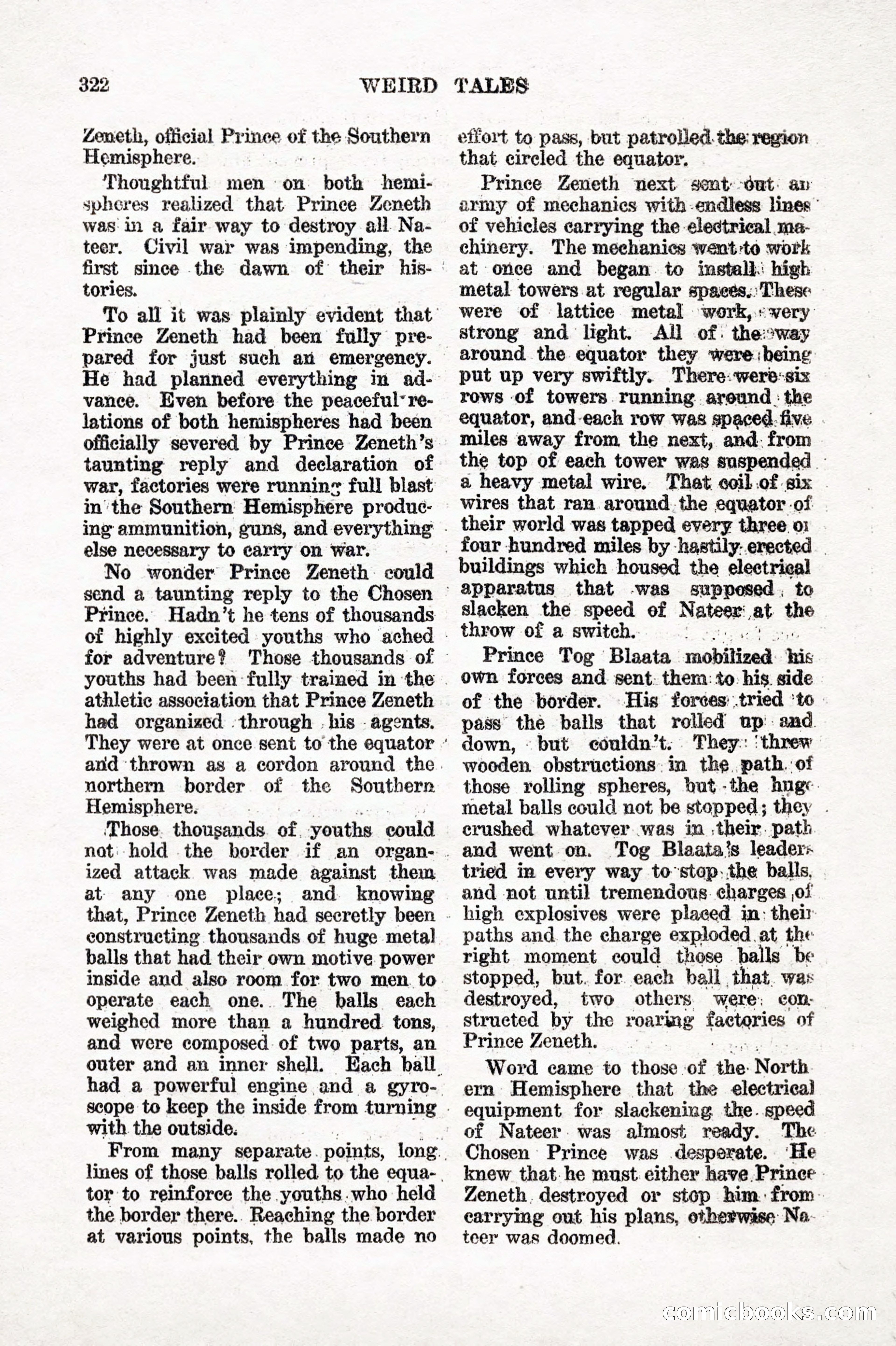 Weird Tales, Vol. 7, No. 3 — page 36 of 148