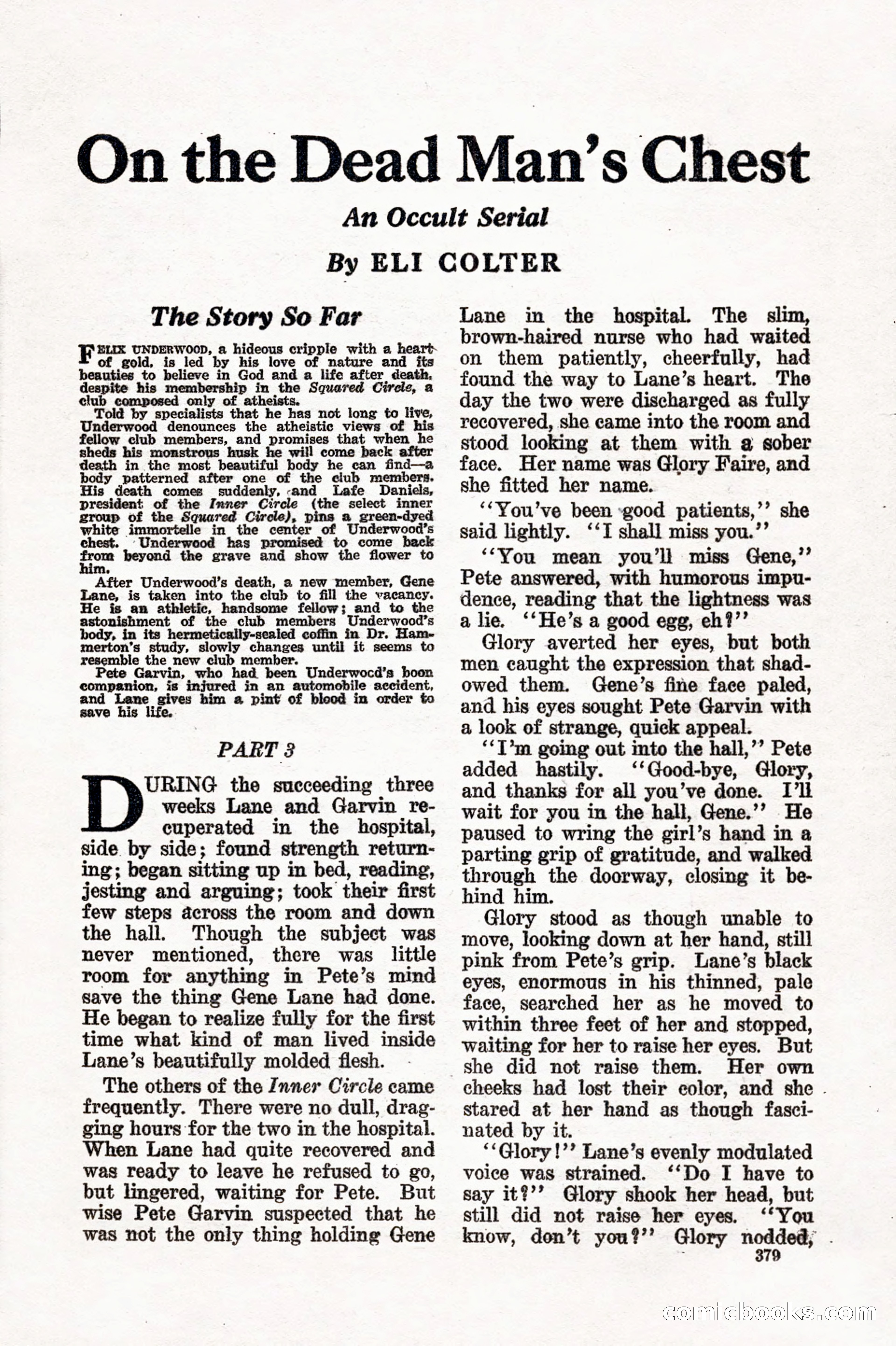Weird Tales, Vol. 7, No. 3 — page 93 of 148