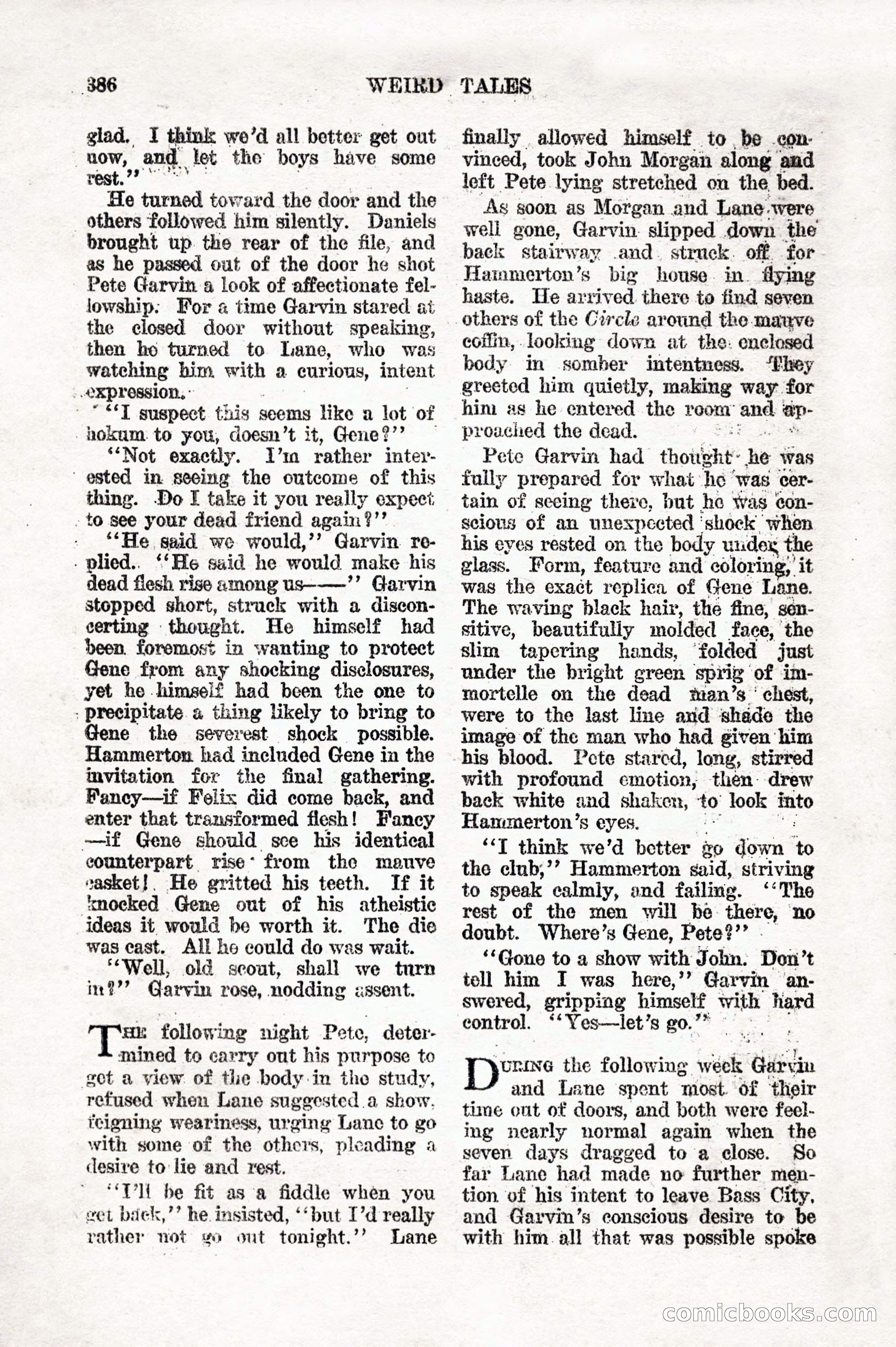 Weird Tales, Vol. 7, No. 3 — page 100 of 148
