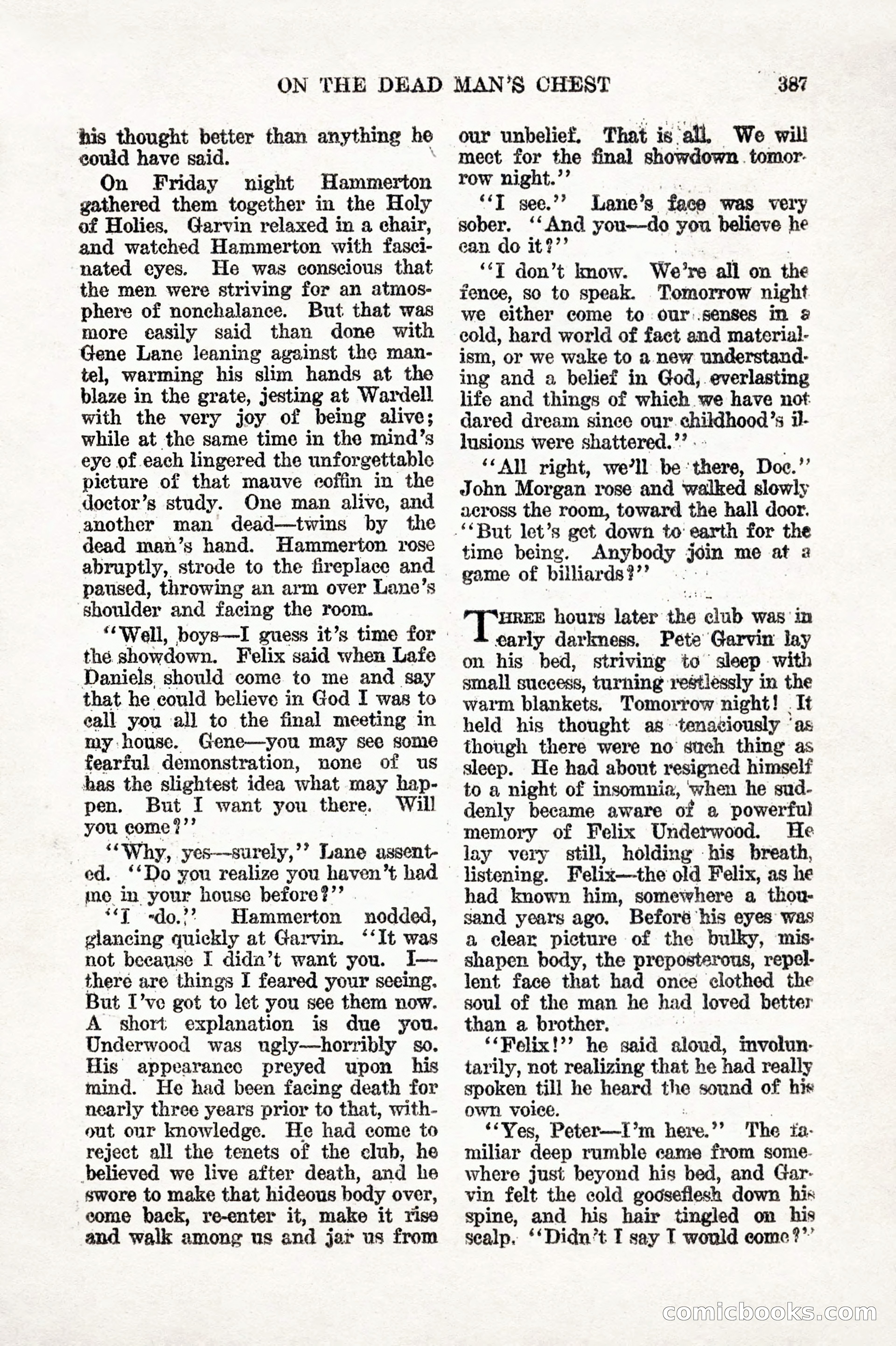 Weird Tales, Vol. 7, No. 3 — page 101 of 148