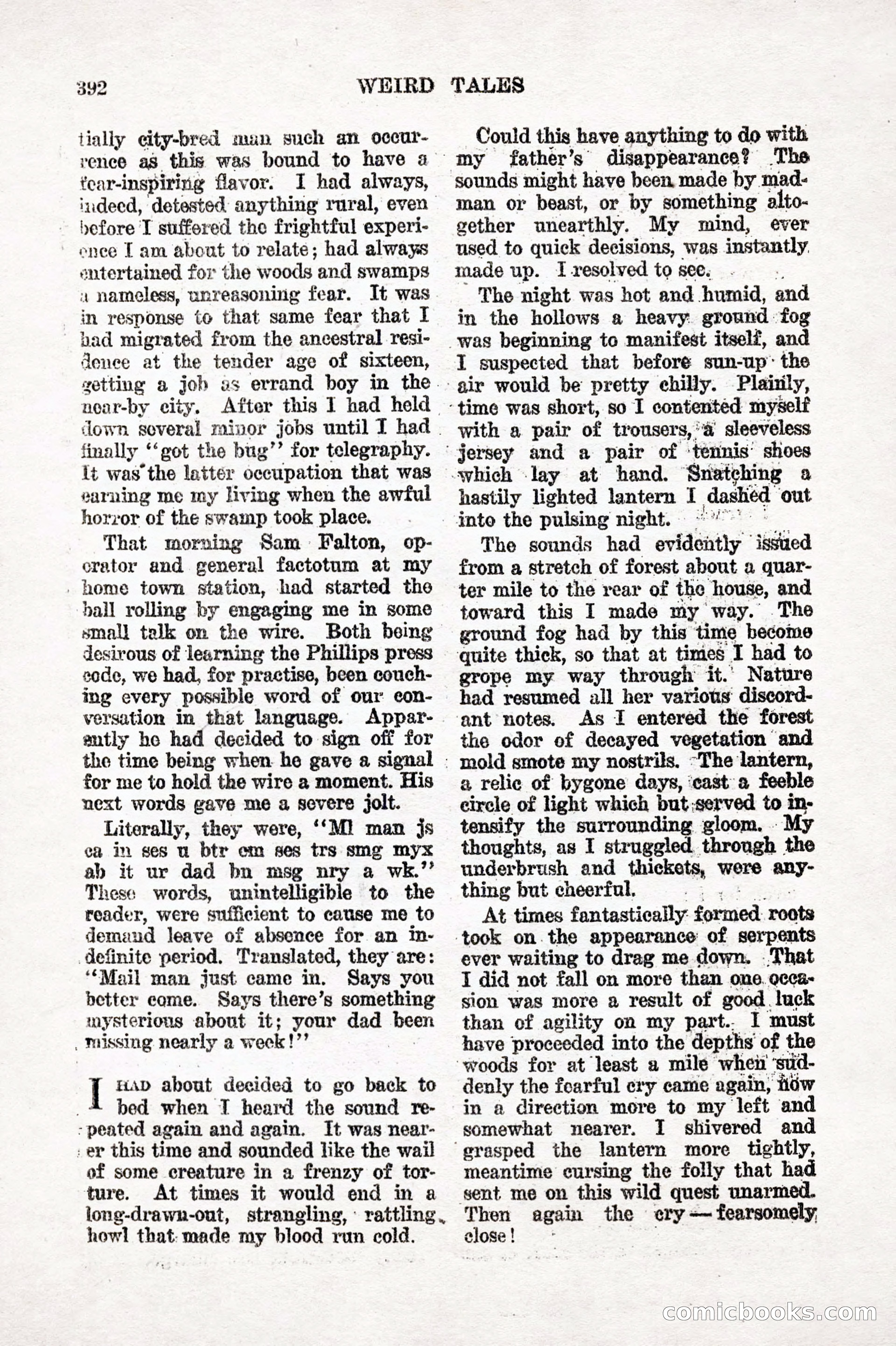 Weird Tales, Vol. 7, No. 3 — page 106 of 148