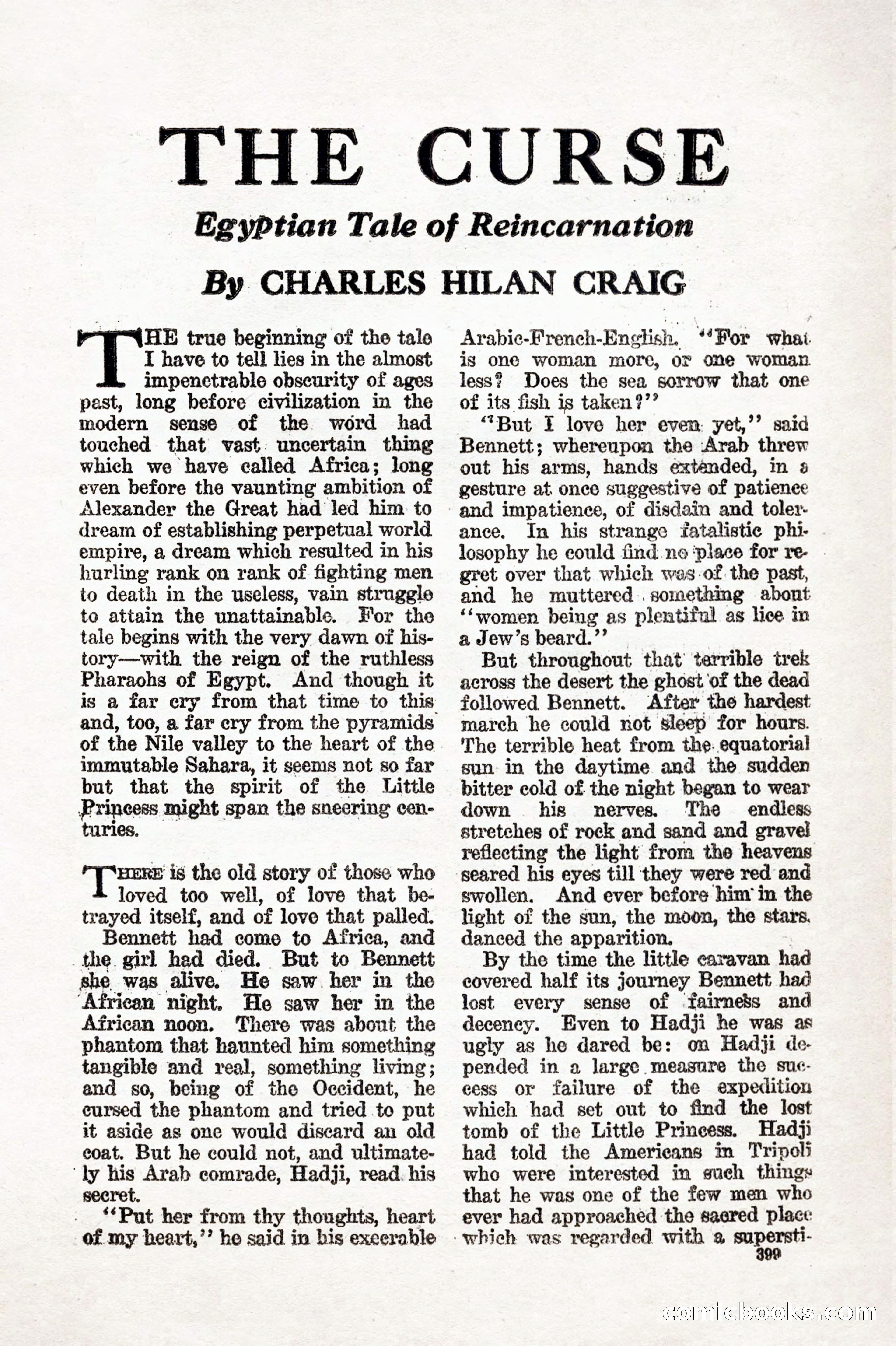 Weird Tales, Vol. 7, No. 3 — page 113 of 148