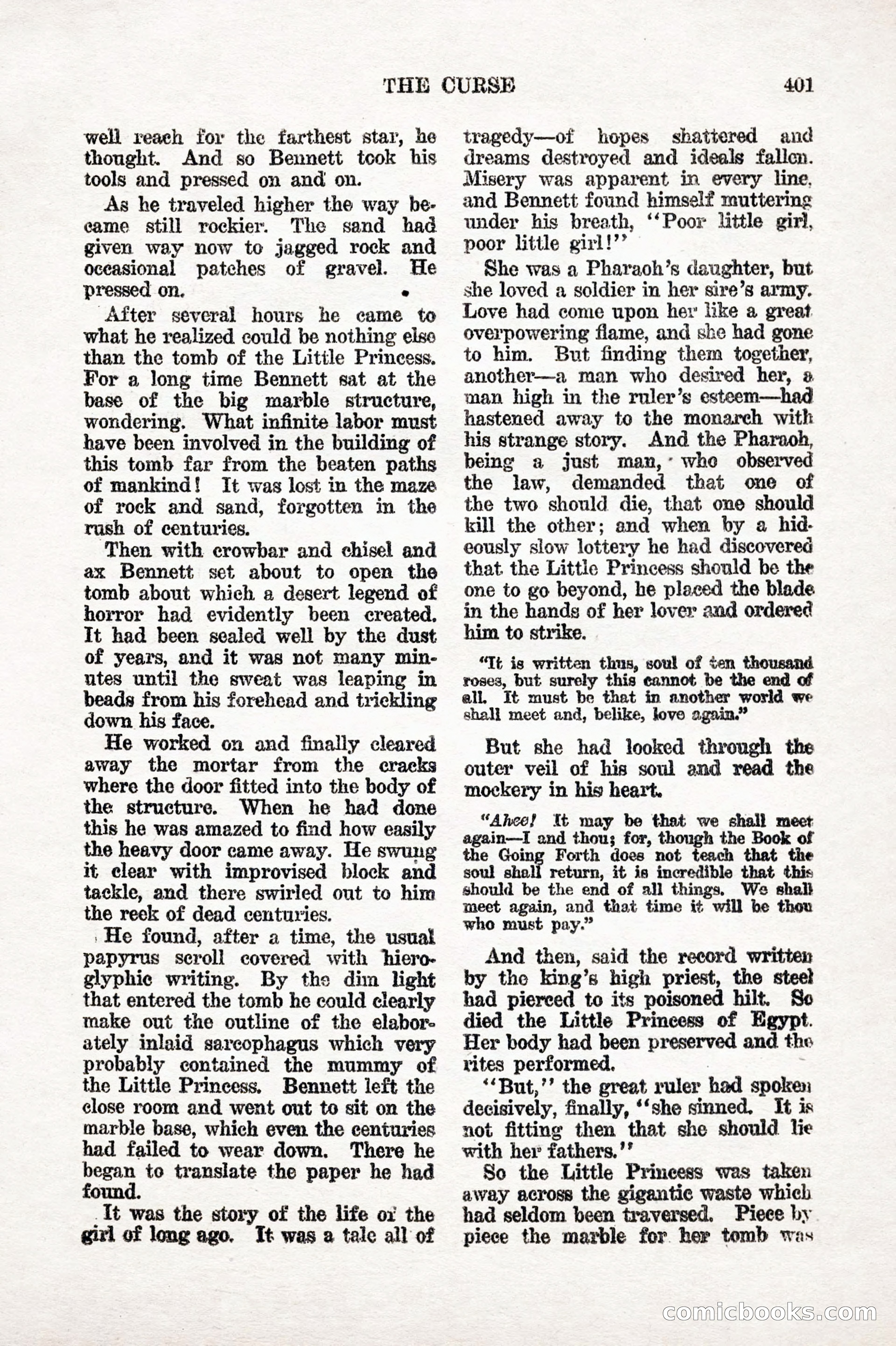 Weird Tales, Vol. 7, No. 3 — page 115 of 148