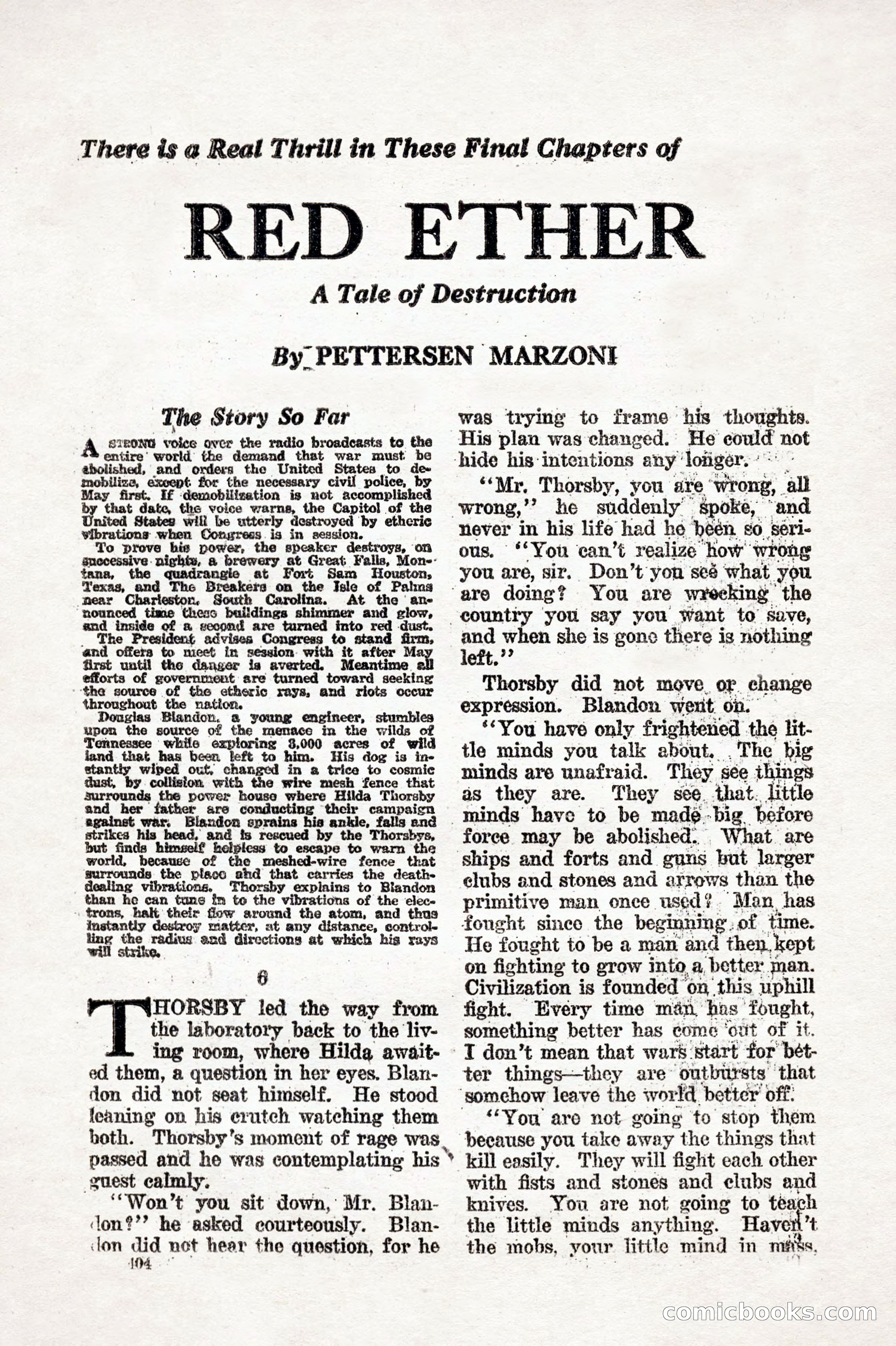 Weird Tales, Vol. 7, No. 3 — page 118 of 148