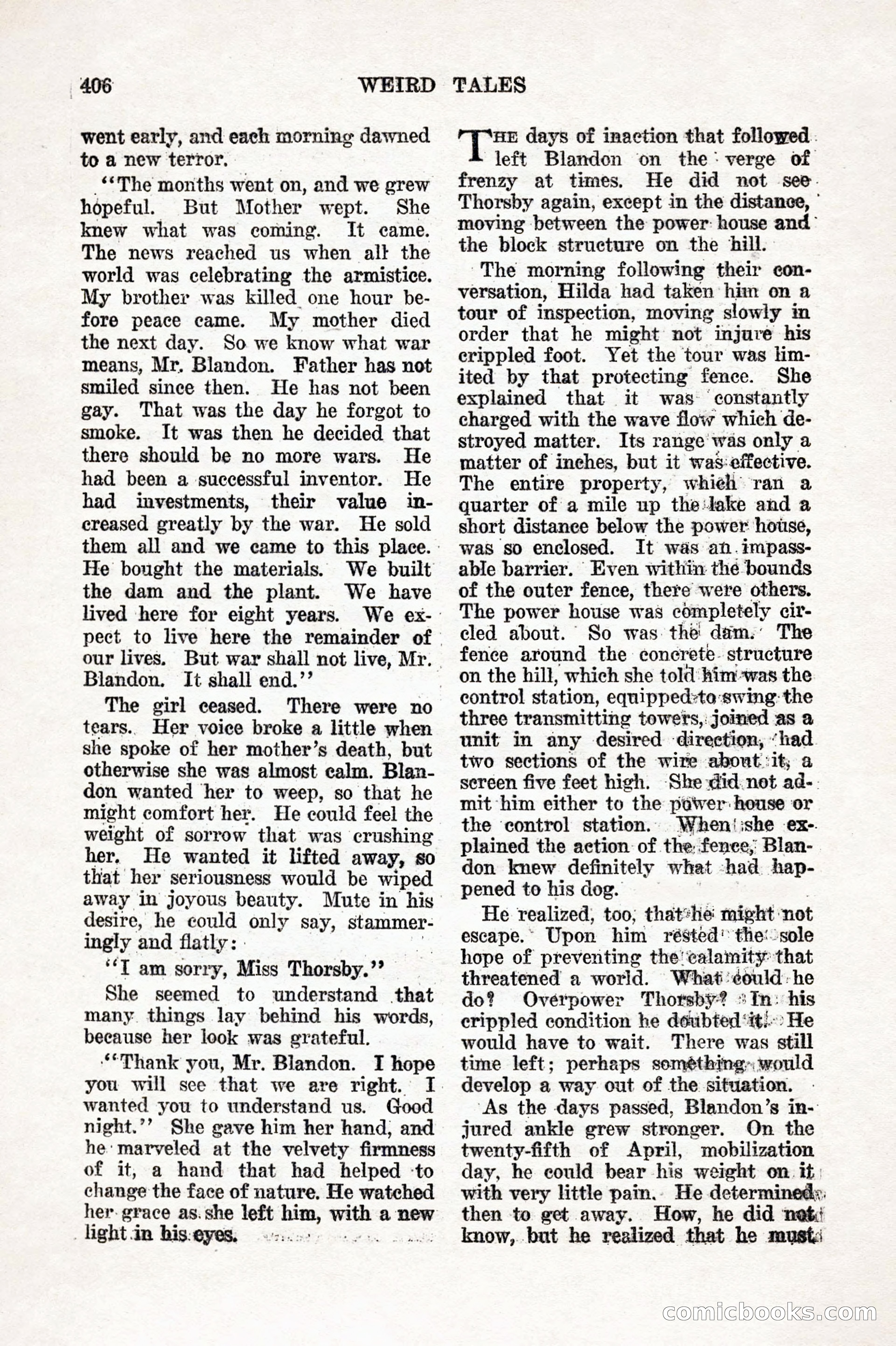 Weird Tales, Vol. 7, No. 3 — page 120 of 148