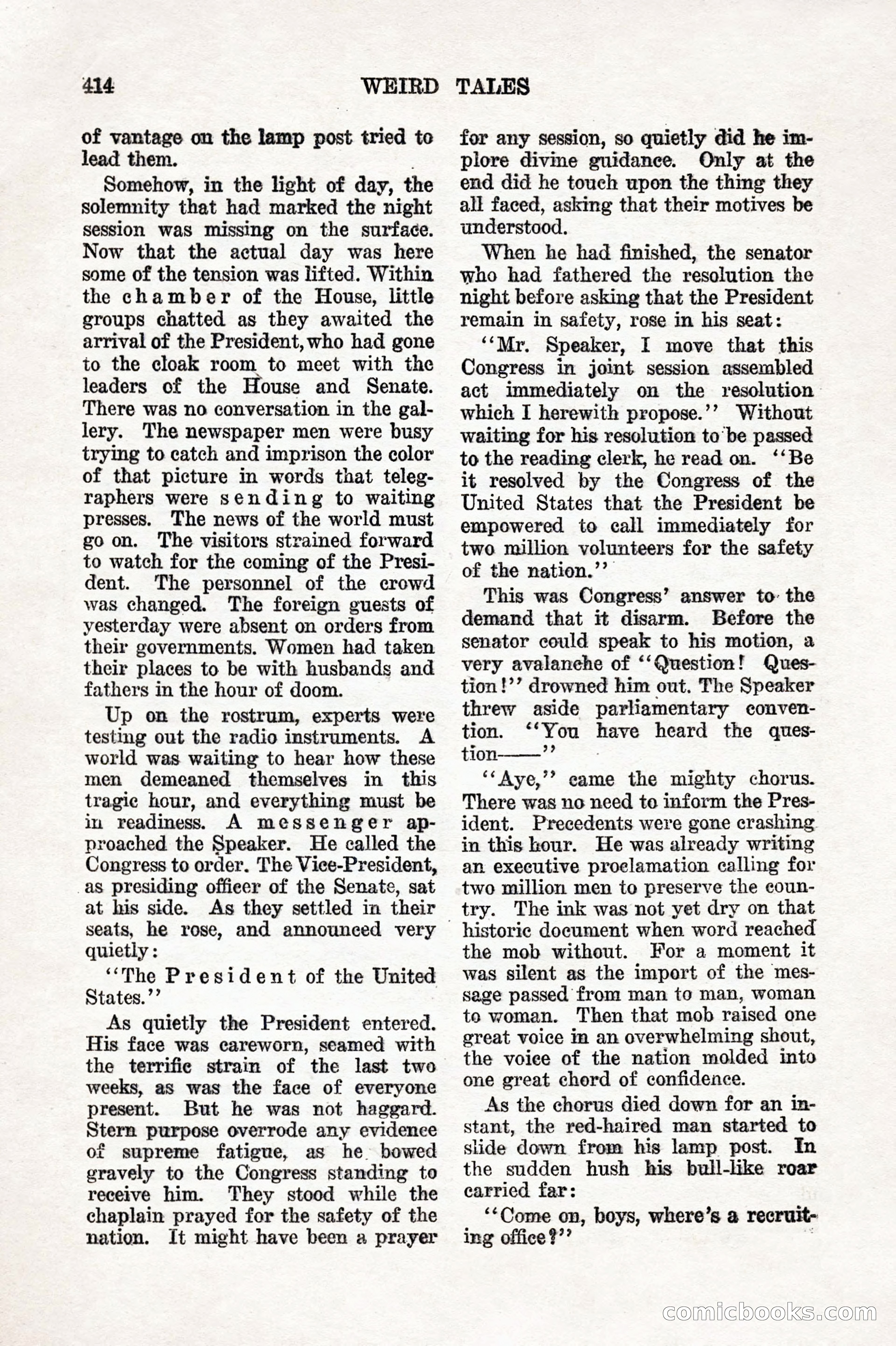 Weird Tales, Vol. 7, No. 3 — page 128 of 148