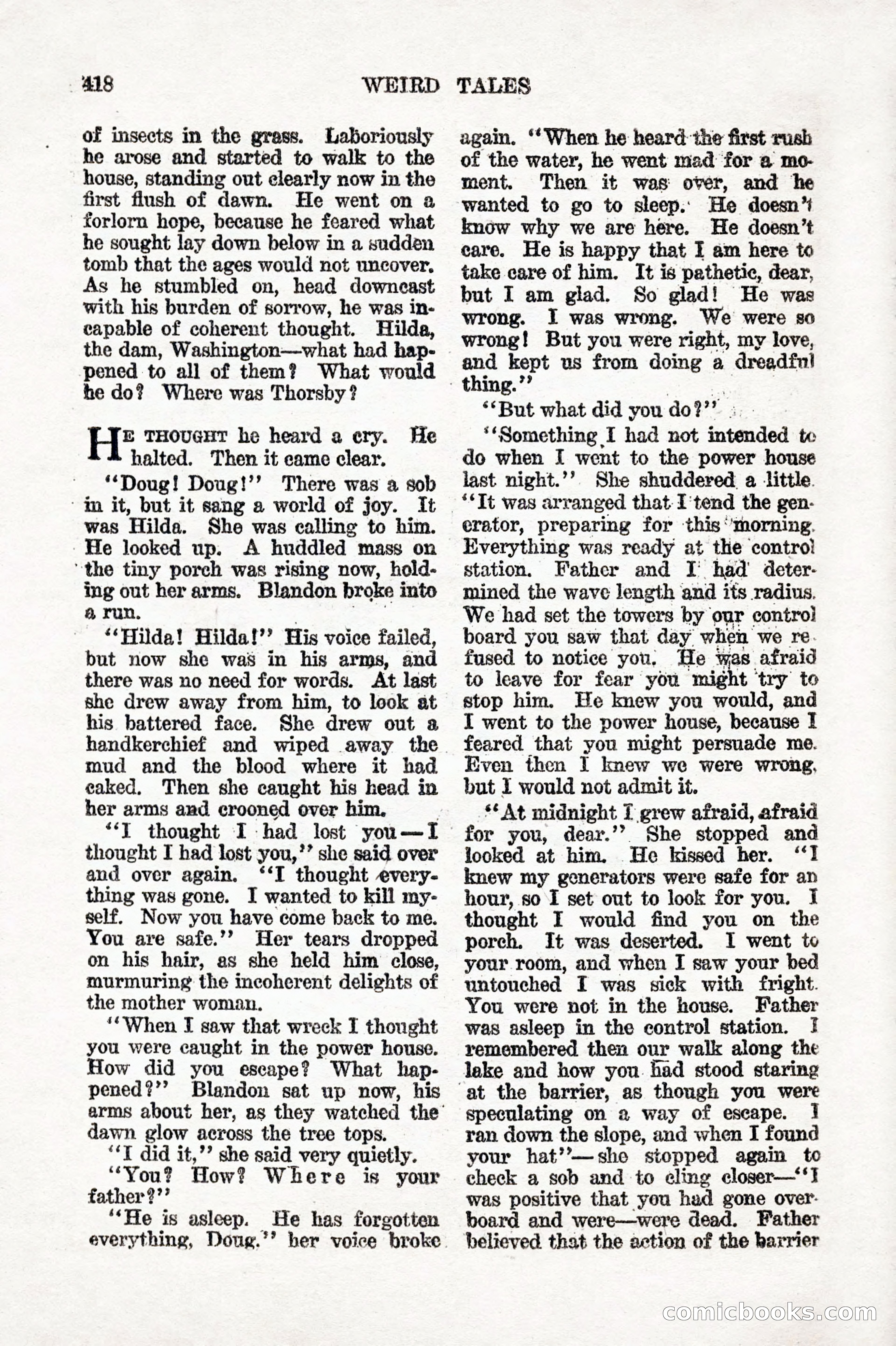Weird Tales, Vol. 7, No. 3 — page 132 of 148