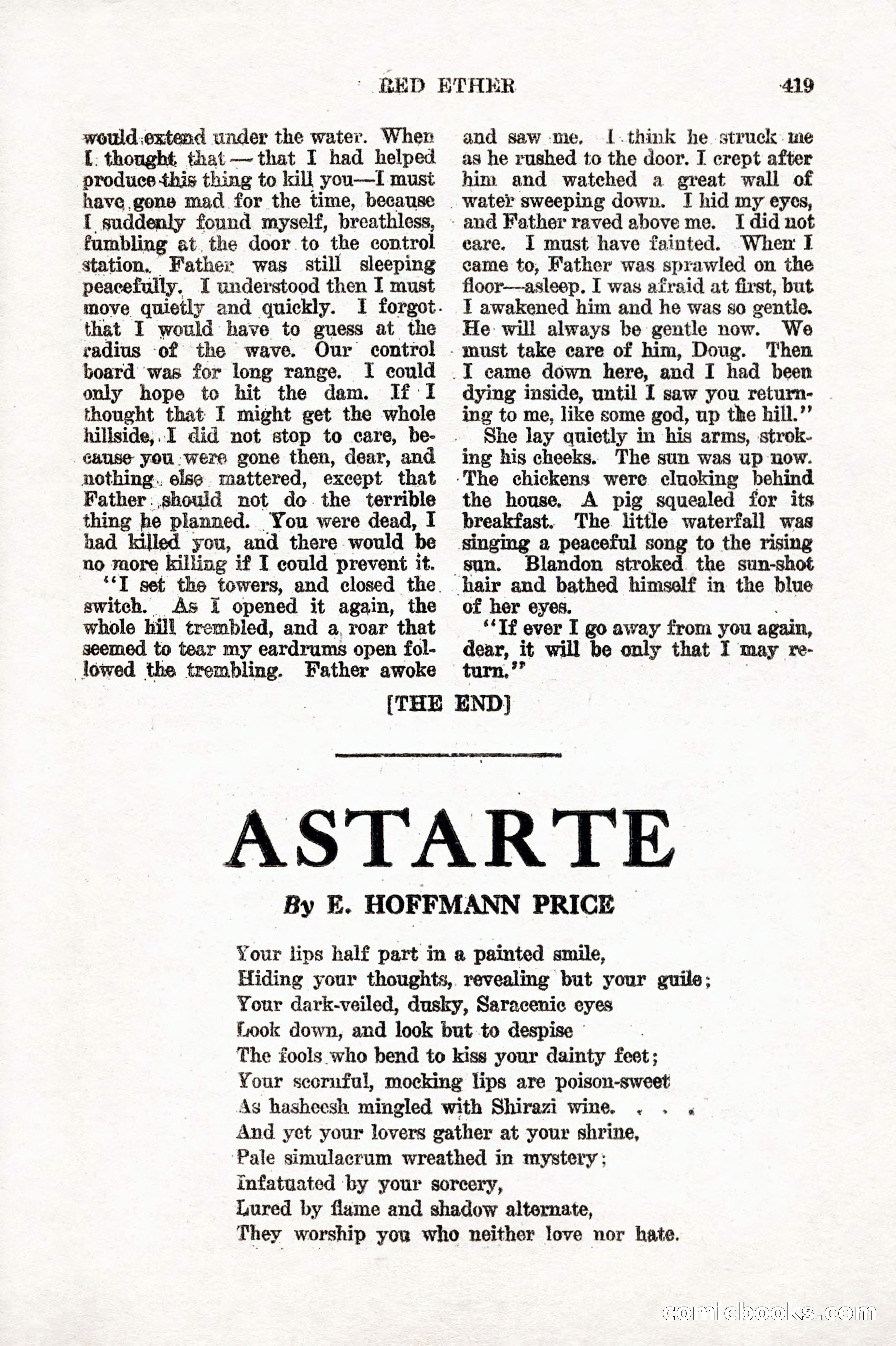 Weird Tales, Vol. 7, No. 3 — page 133 of 148