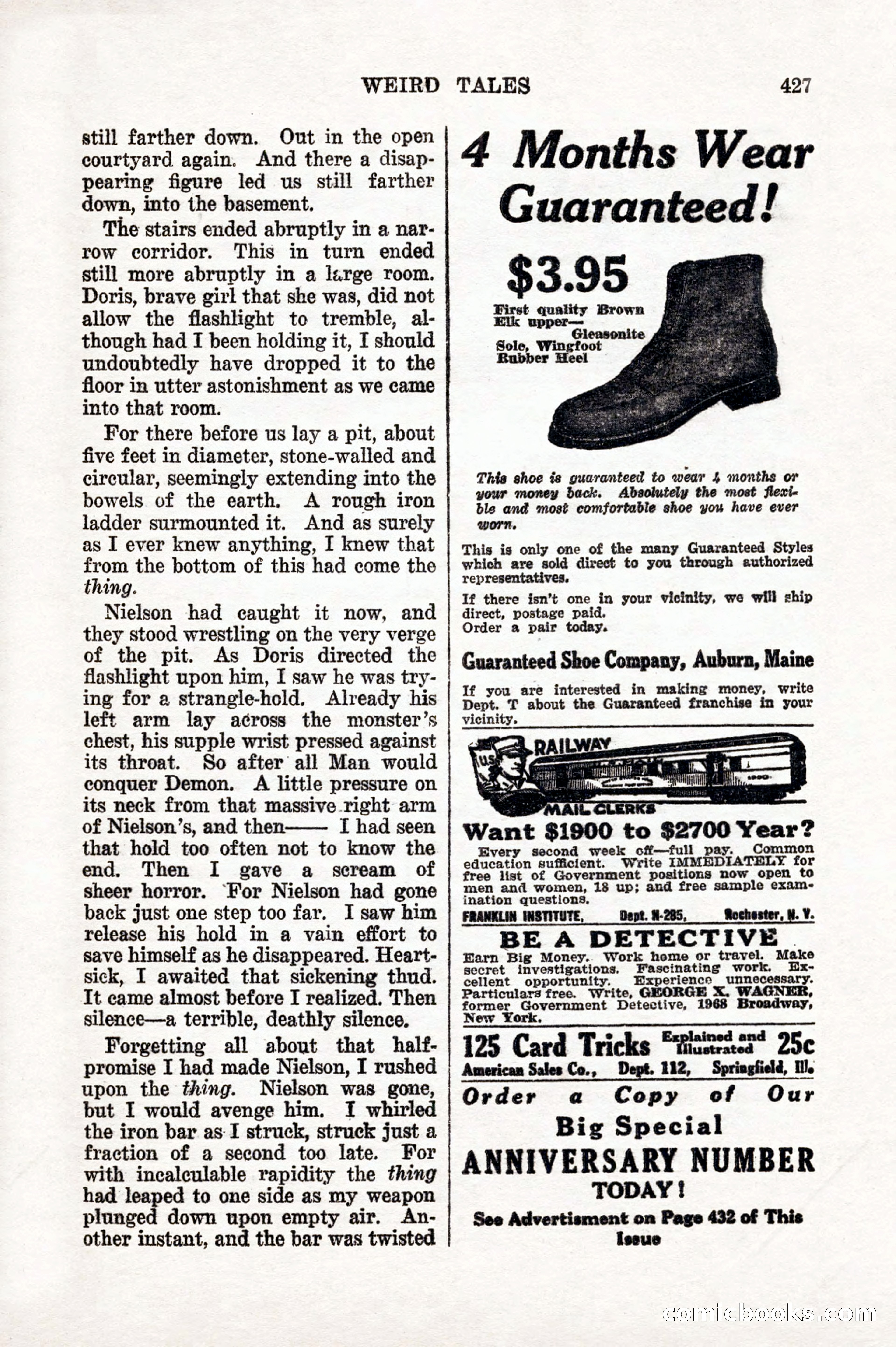 Weird Tales, Vol. 7, No. 3 — page 141 of 148