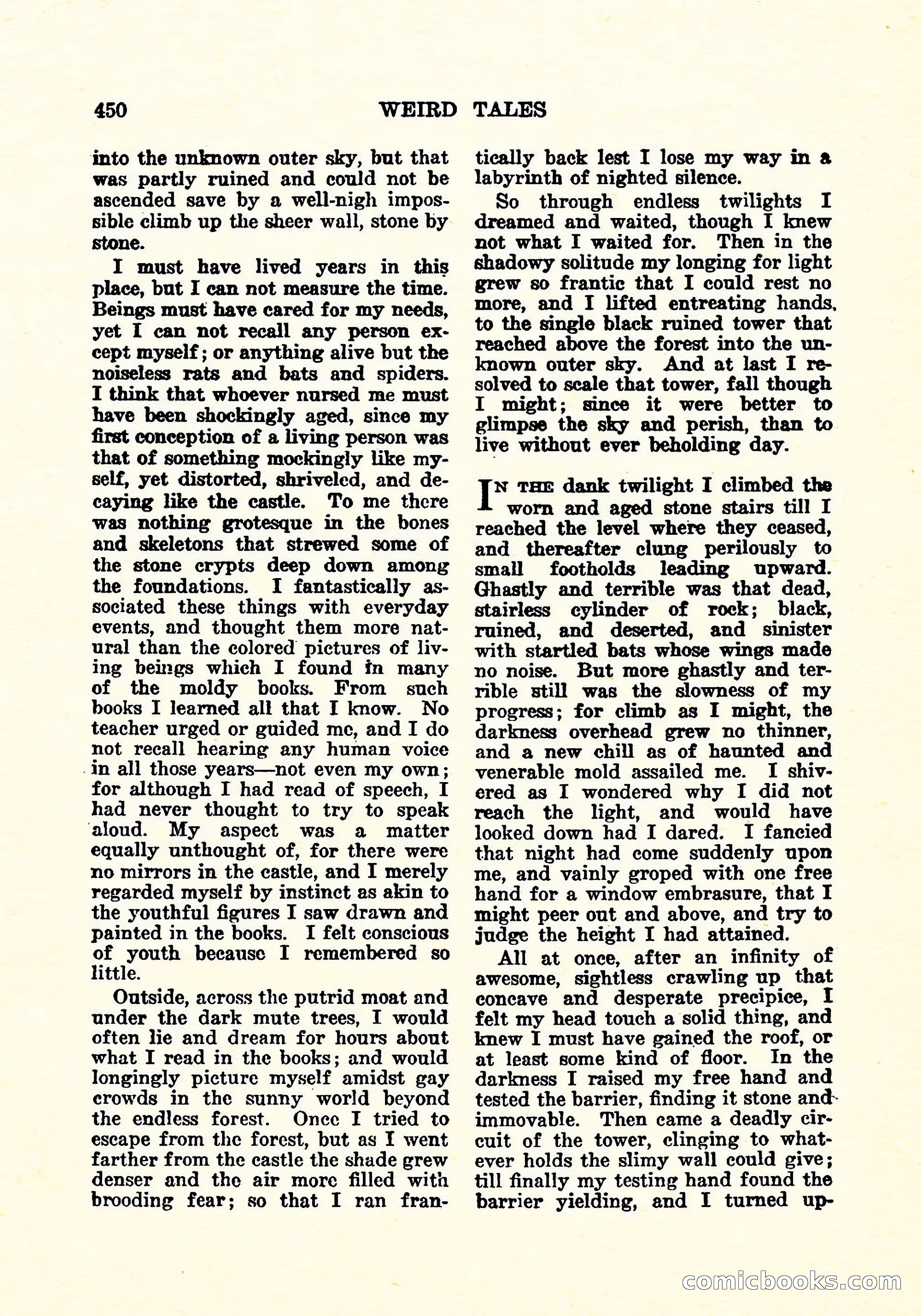 Weird Tales, April 1926 — page 19 of 146