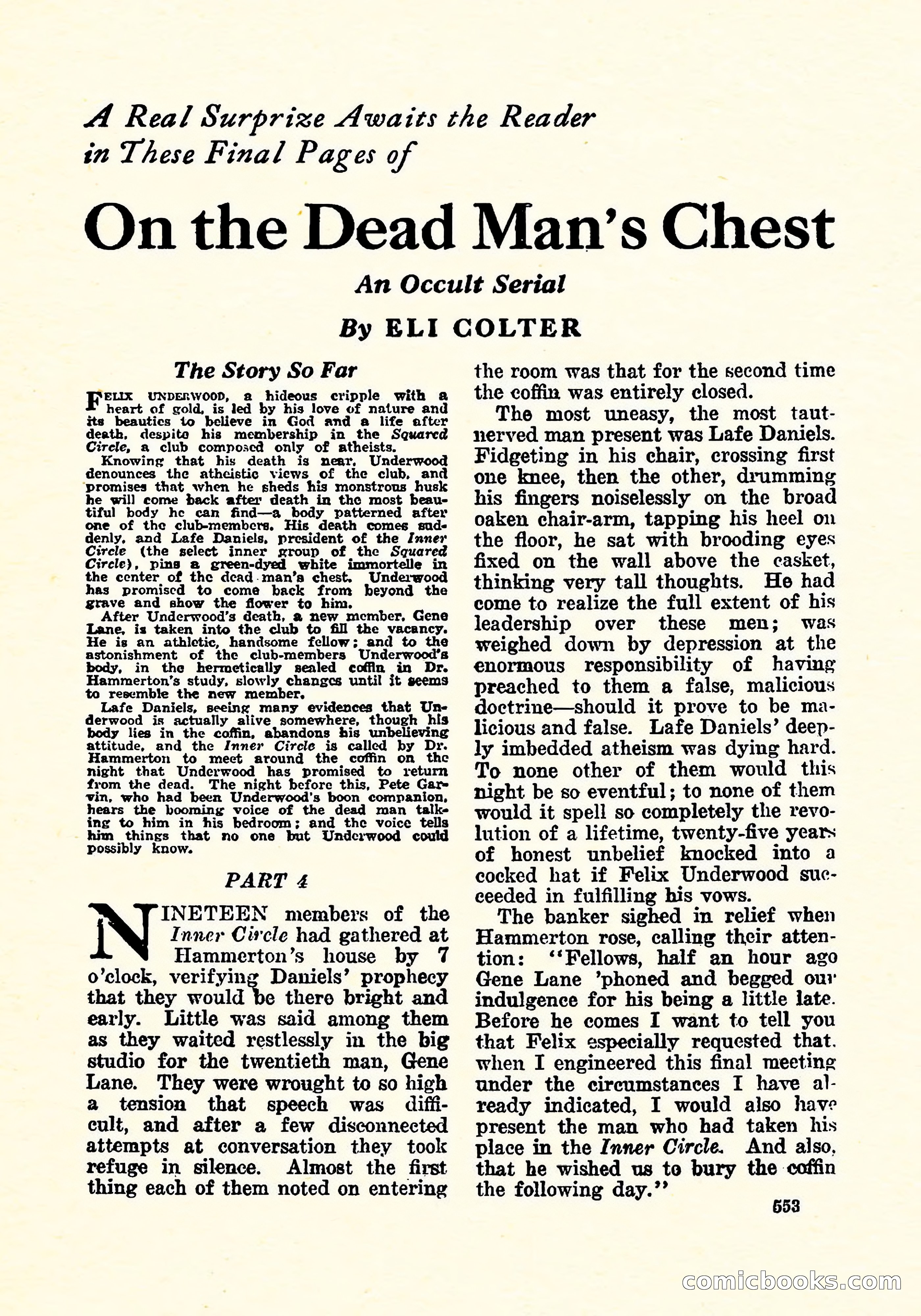 Weird Tales, April 1926 — page 122 of 146