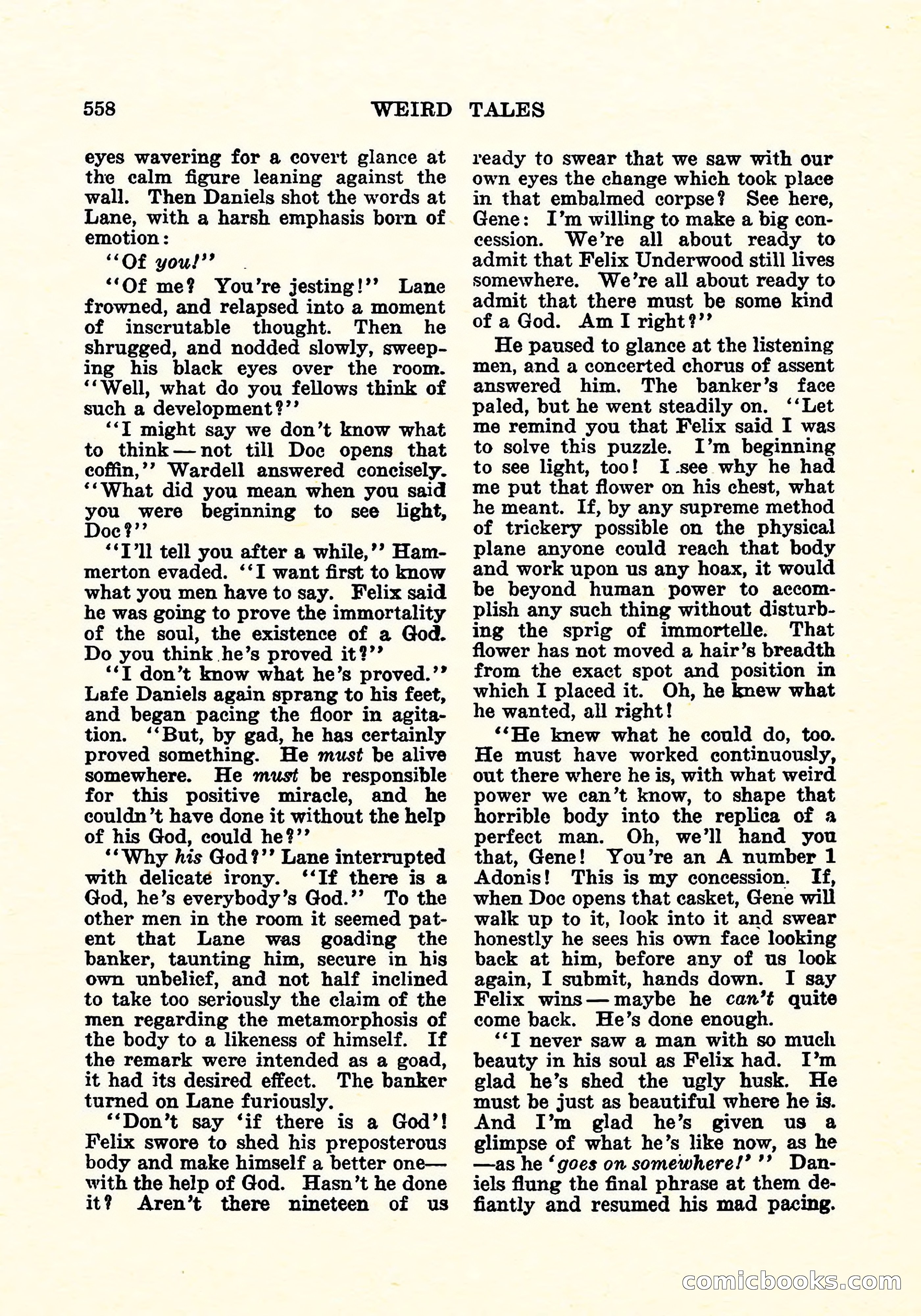 Weird Tales, April 1926 — page 127 of 146