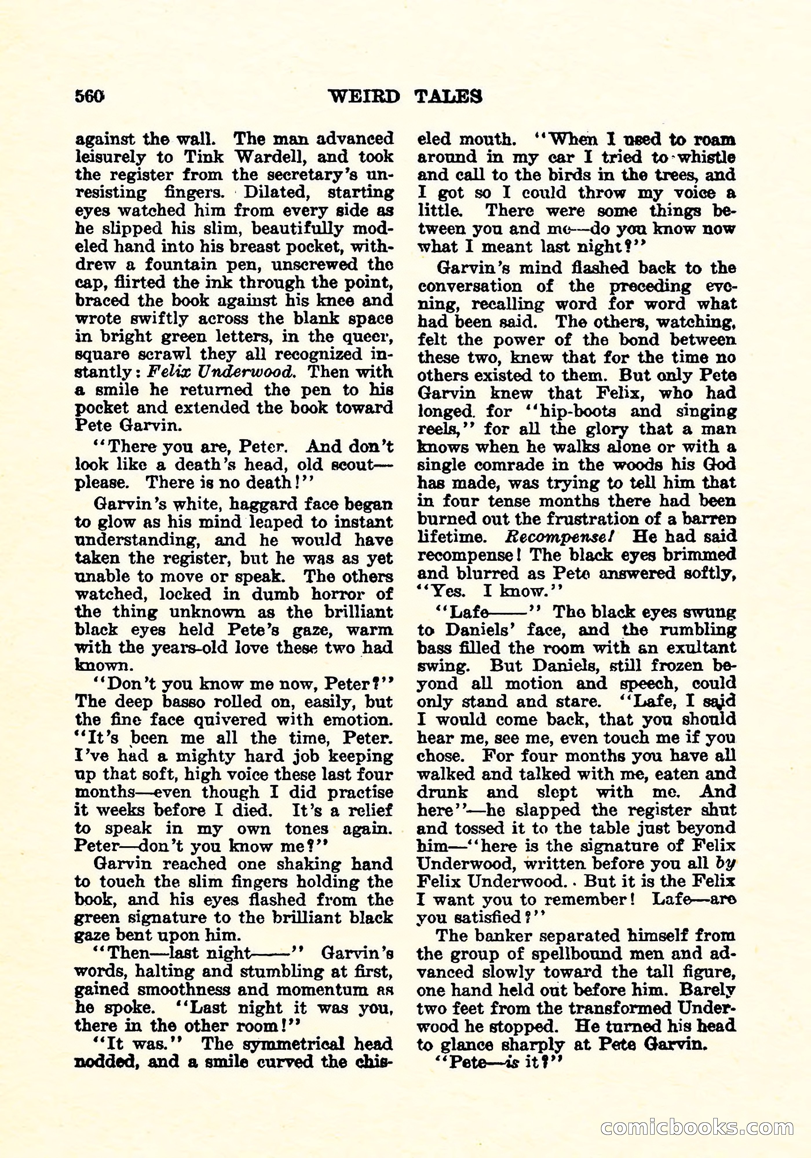 Weird Tales, April 1926 — page 129 of 146