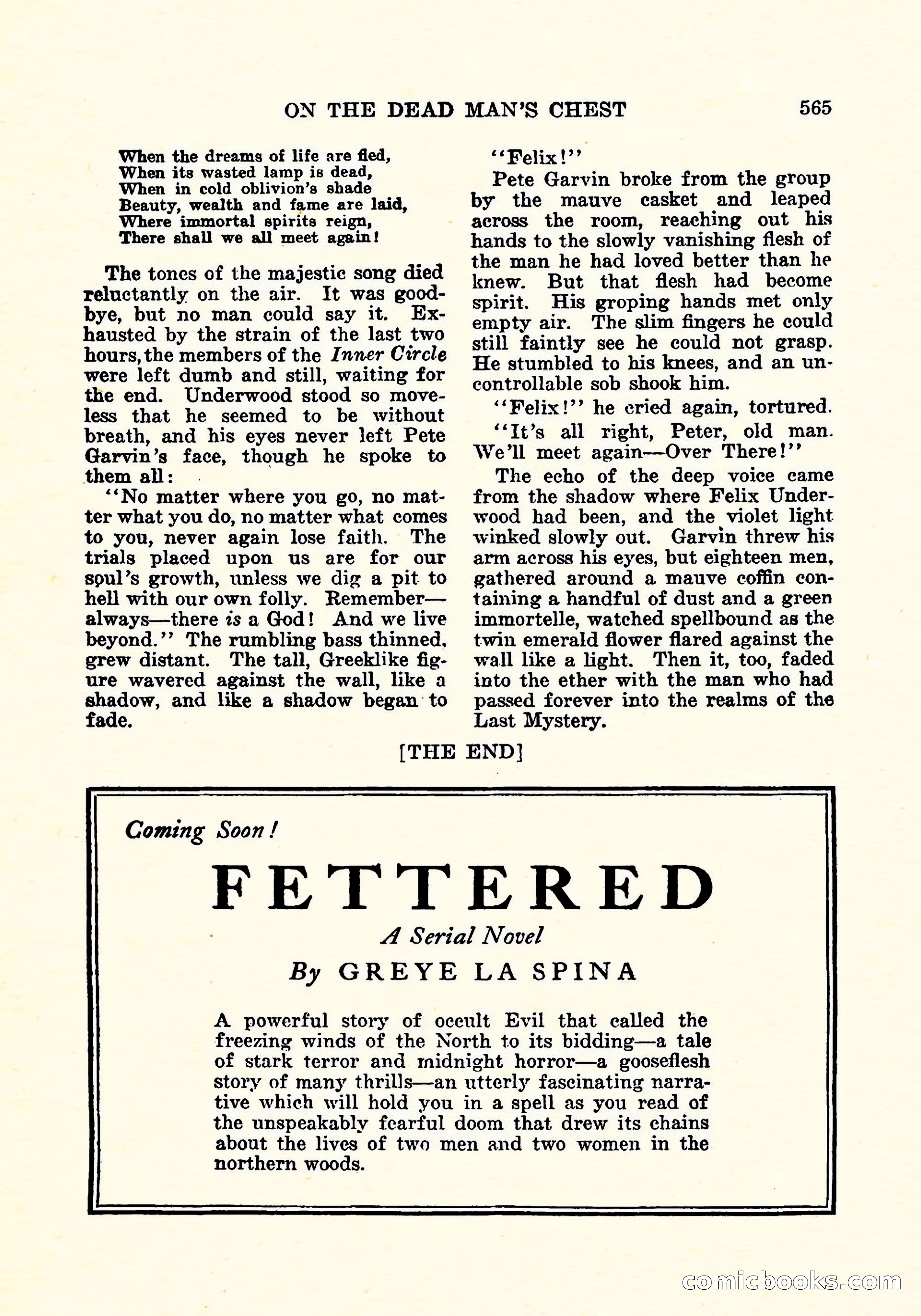 Weird Tales, April 1926 — page 134 of 146