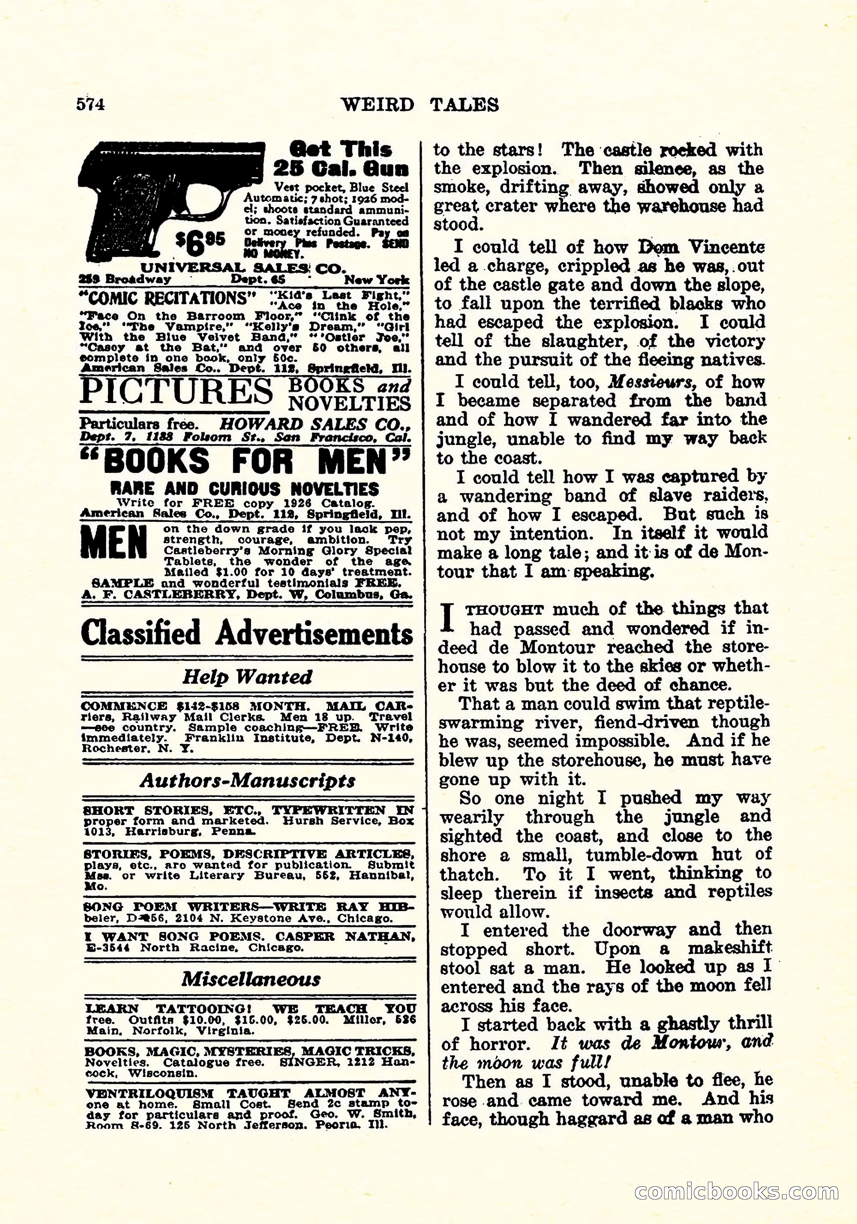 Weird Tales, April 1926 — page 143 of 146