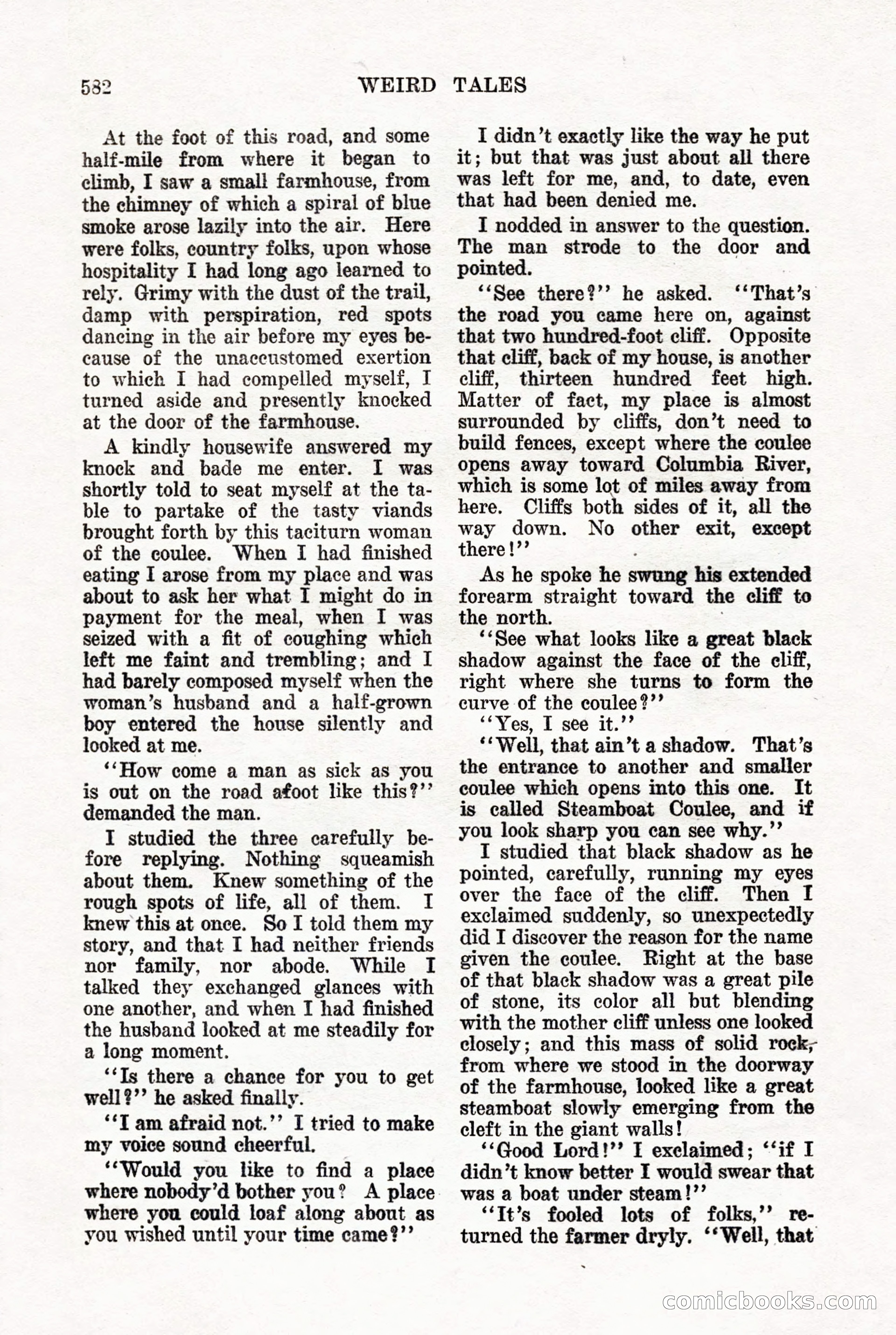 Weird Tales, Vol. 7, No. 5 — page 8 of 148