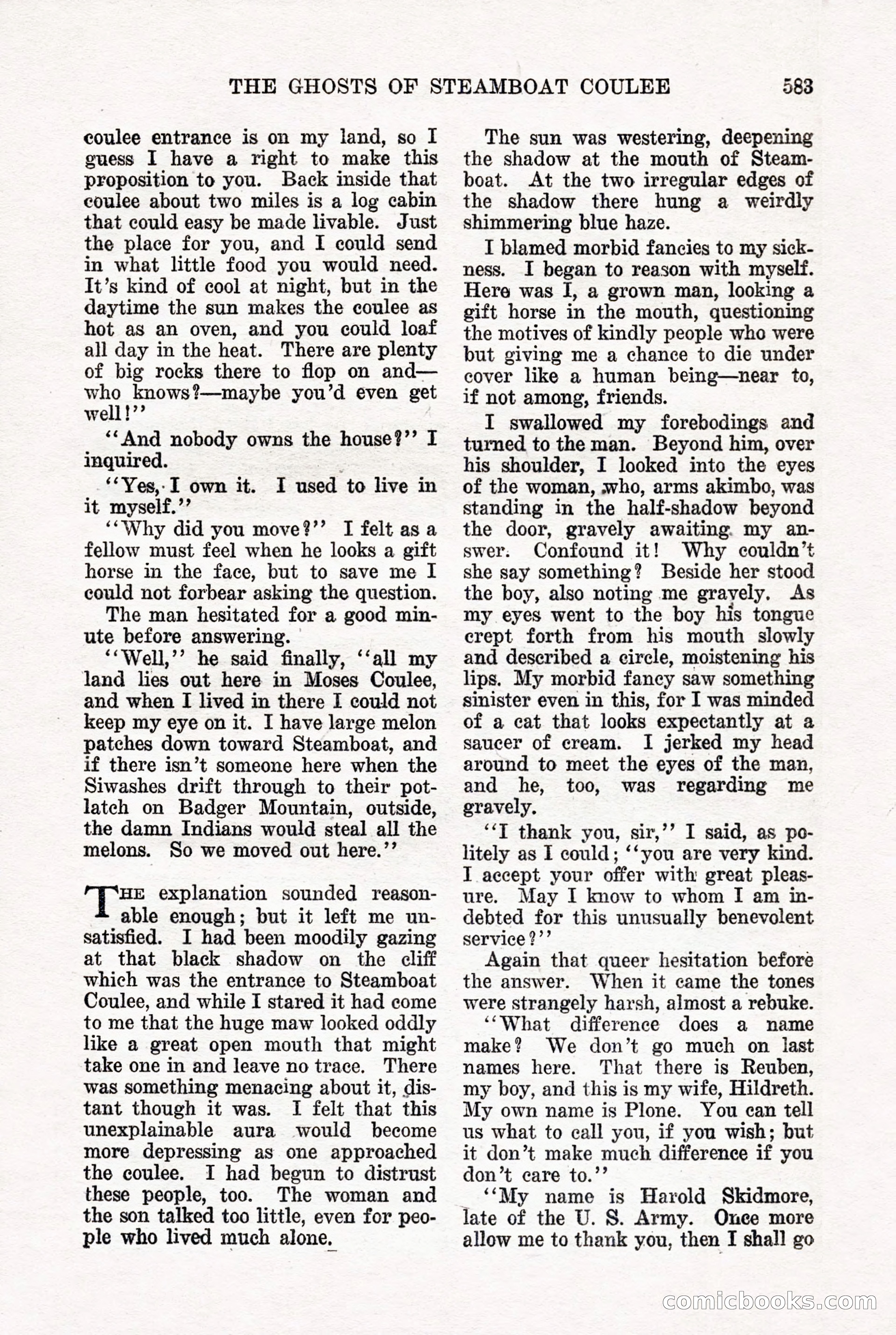 Weird Tales, Vol. 7, No. 5 — page 9 of 148