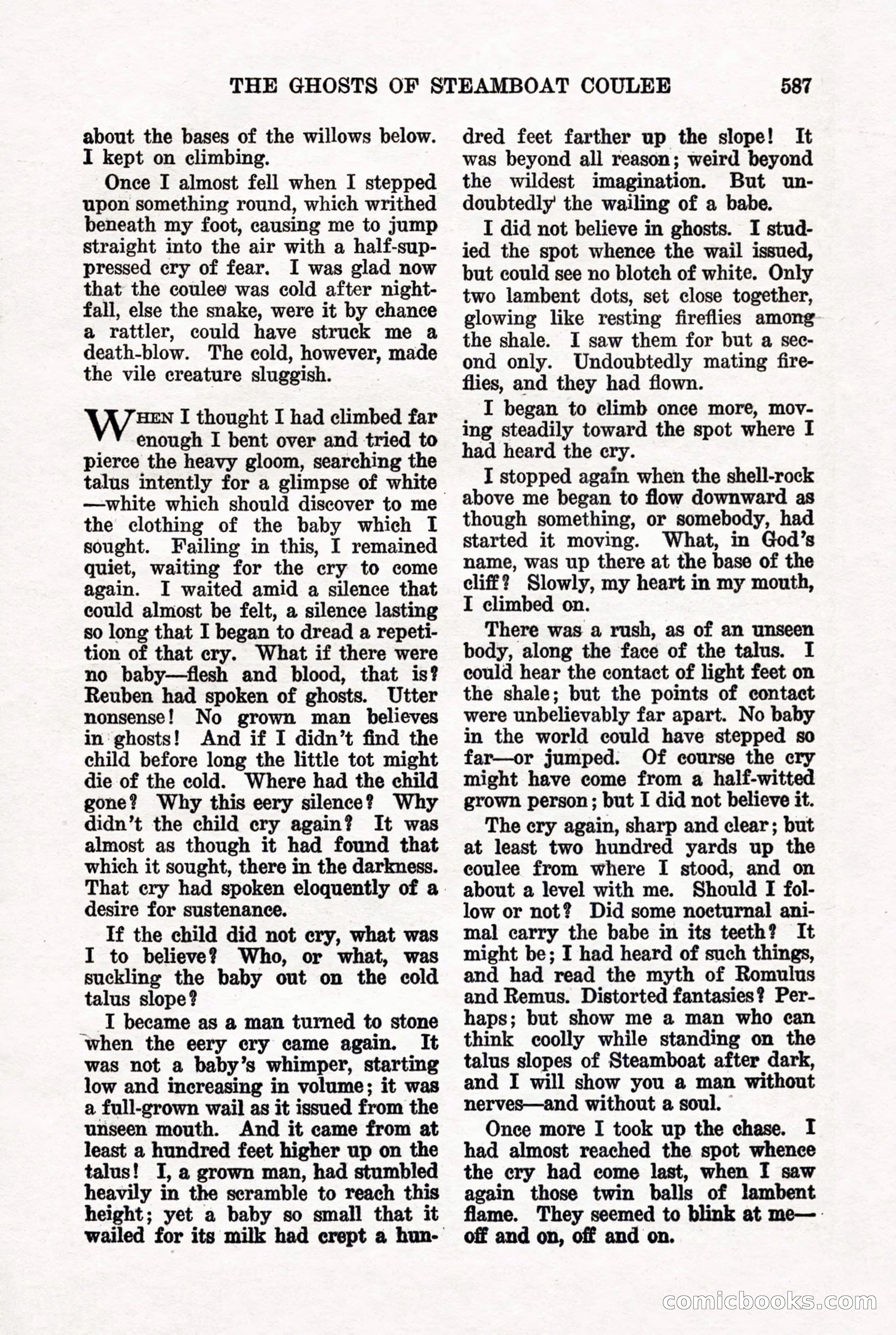 Weird Tales, Vol. 7, No. 5 — page 13 of 148