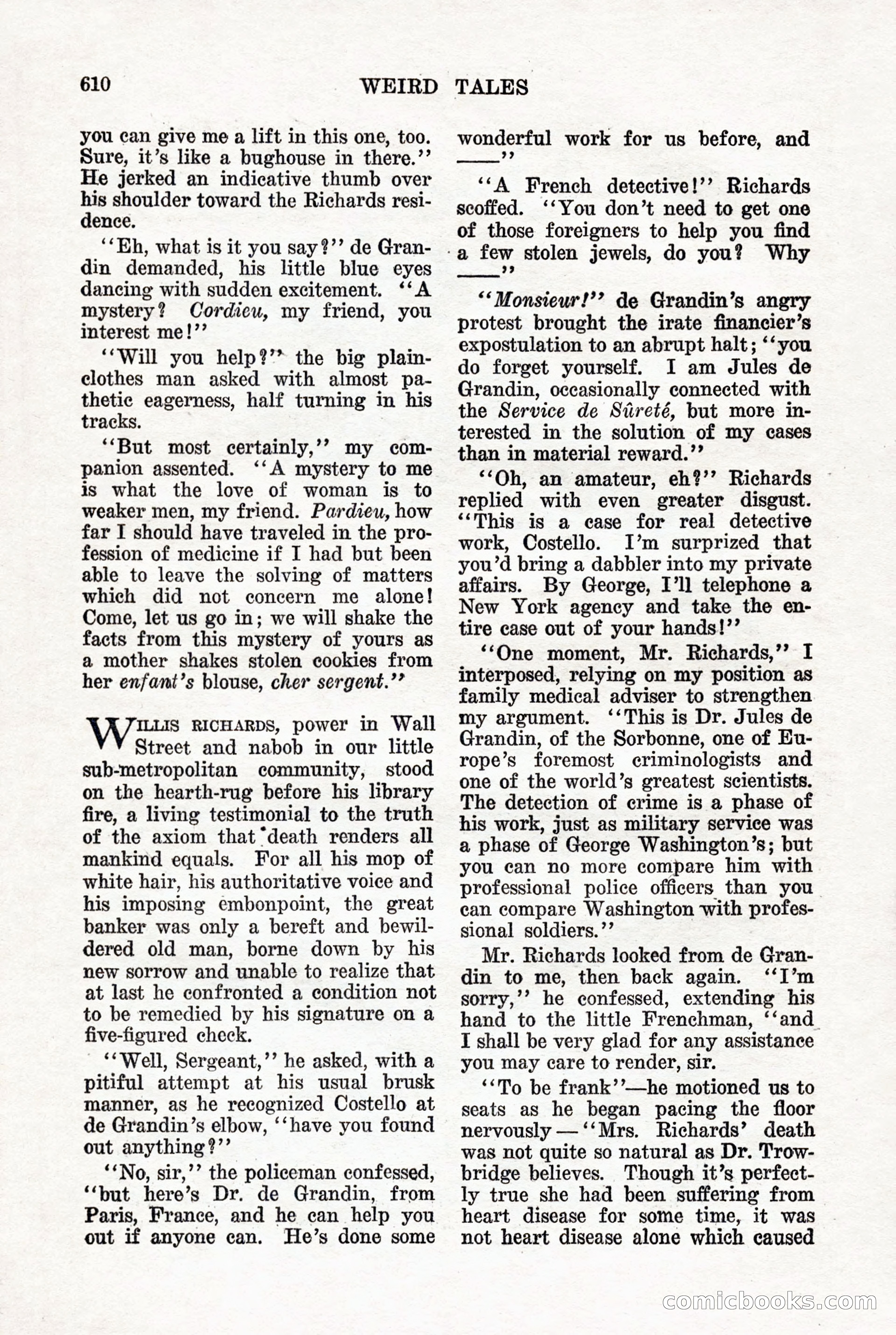 Weird Tales, Vol. 7, No. 5 — page 36 of 148