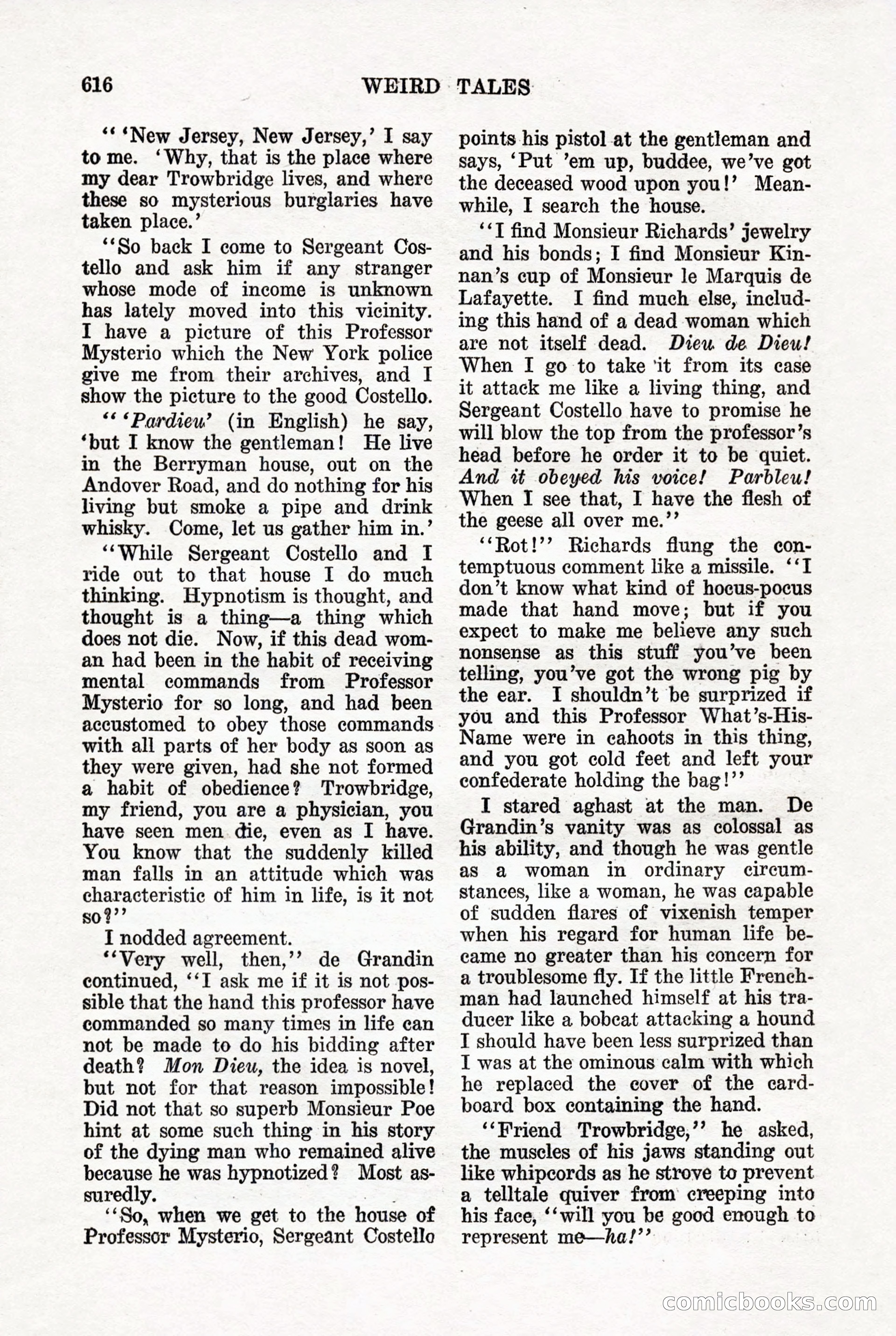 Weird Tales, Vol. 7, No. 5 — page 42 of 148