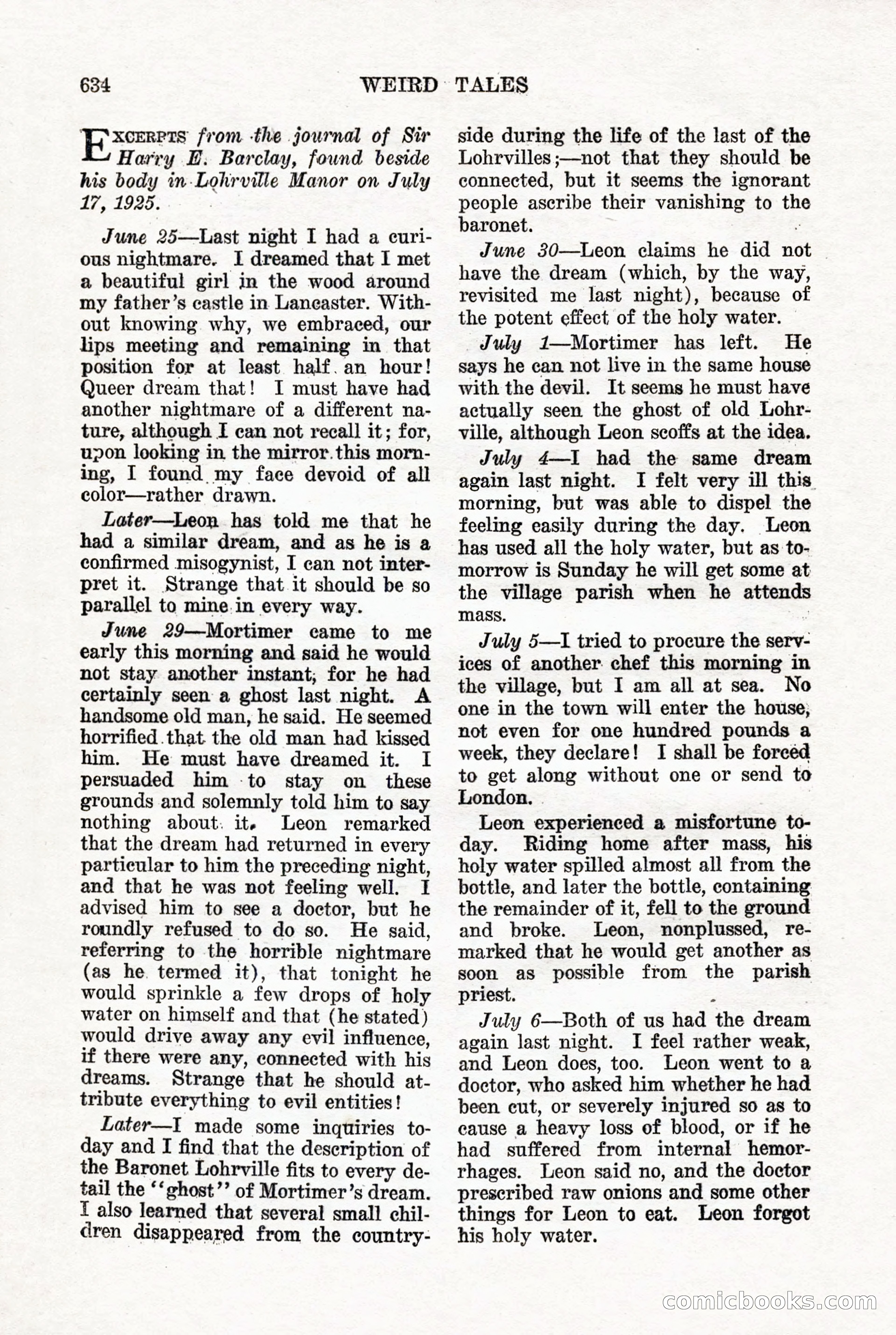 Weird Tales, Vol. 7, No. 5 — page 60 of 148