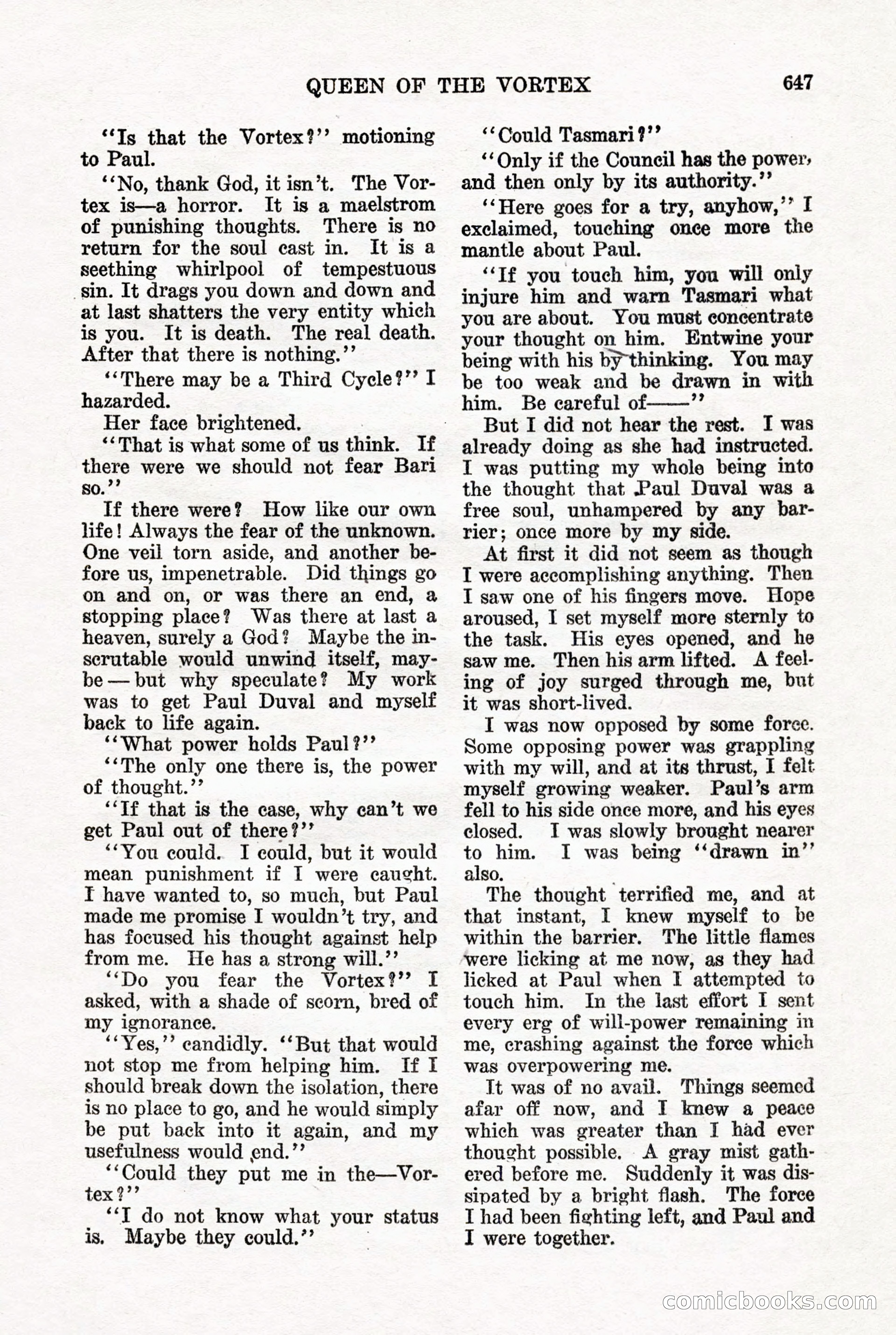 Weird Tales, Vol. 7, No. 5 — page 73 of 148