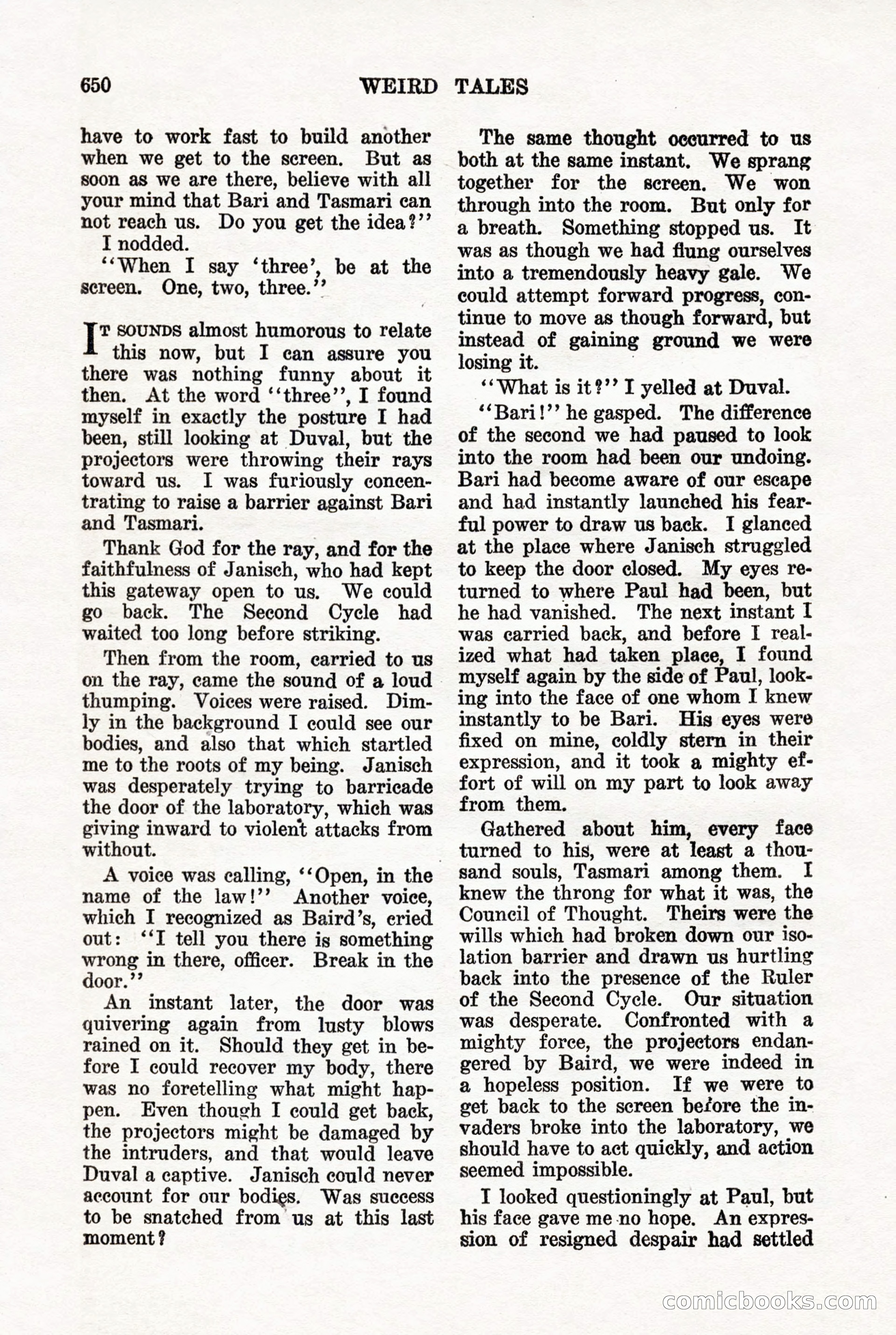 Weird Tales, Vol. 7, No. 5 — page 76 of 148