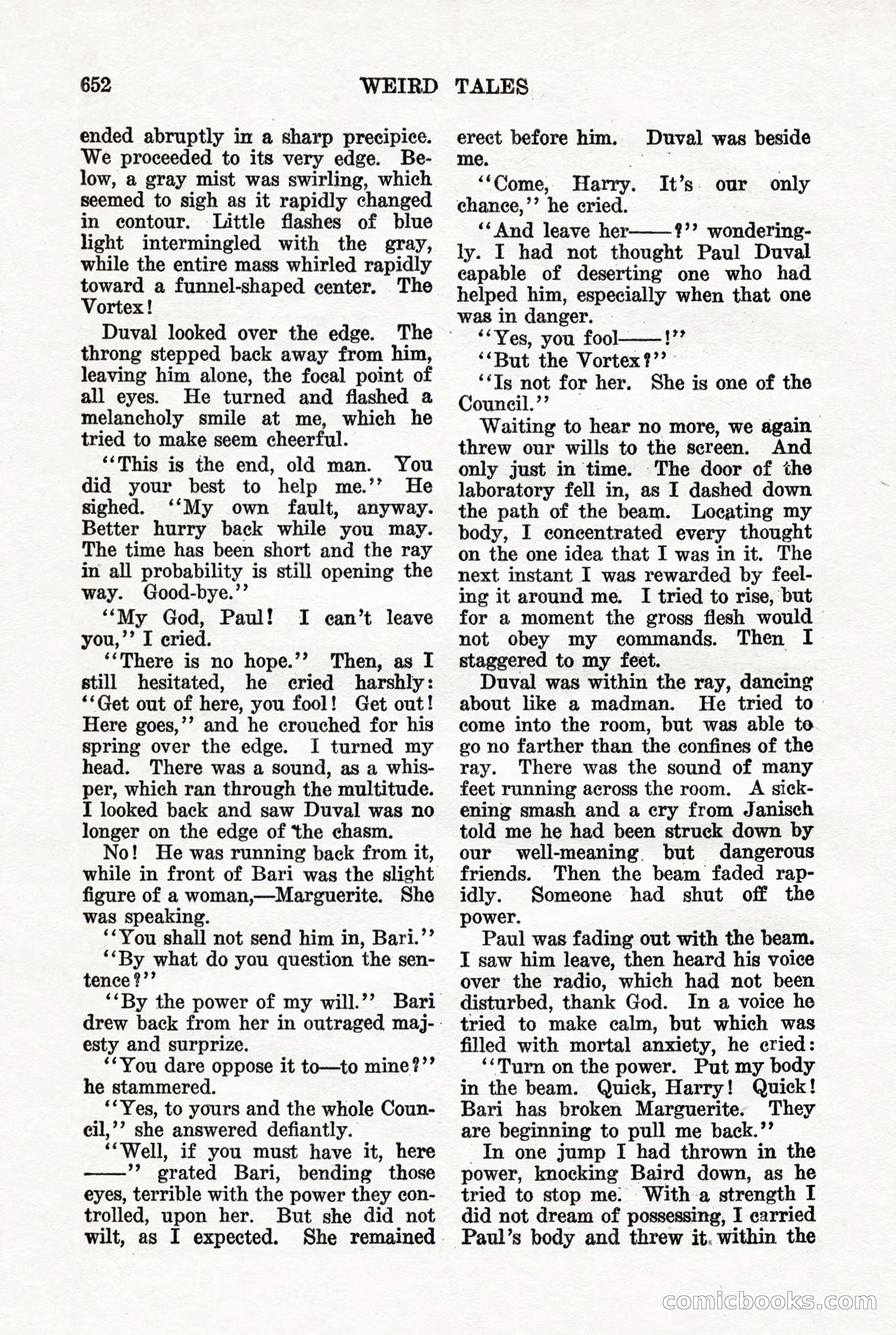Weird Tales, Vol. 7, No. 5 — page 78 of 148