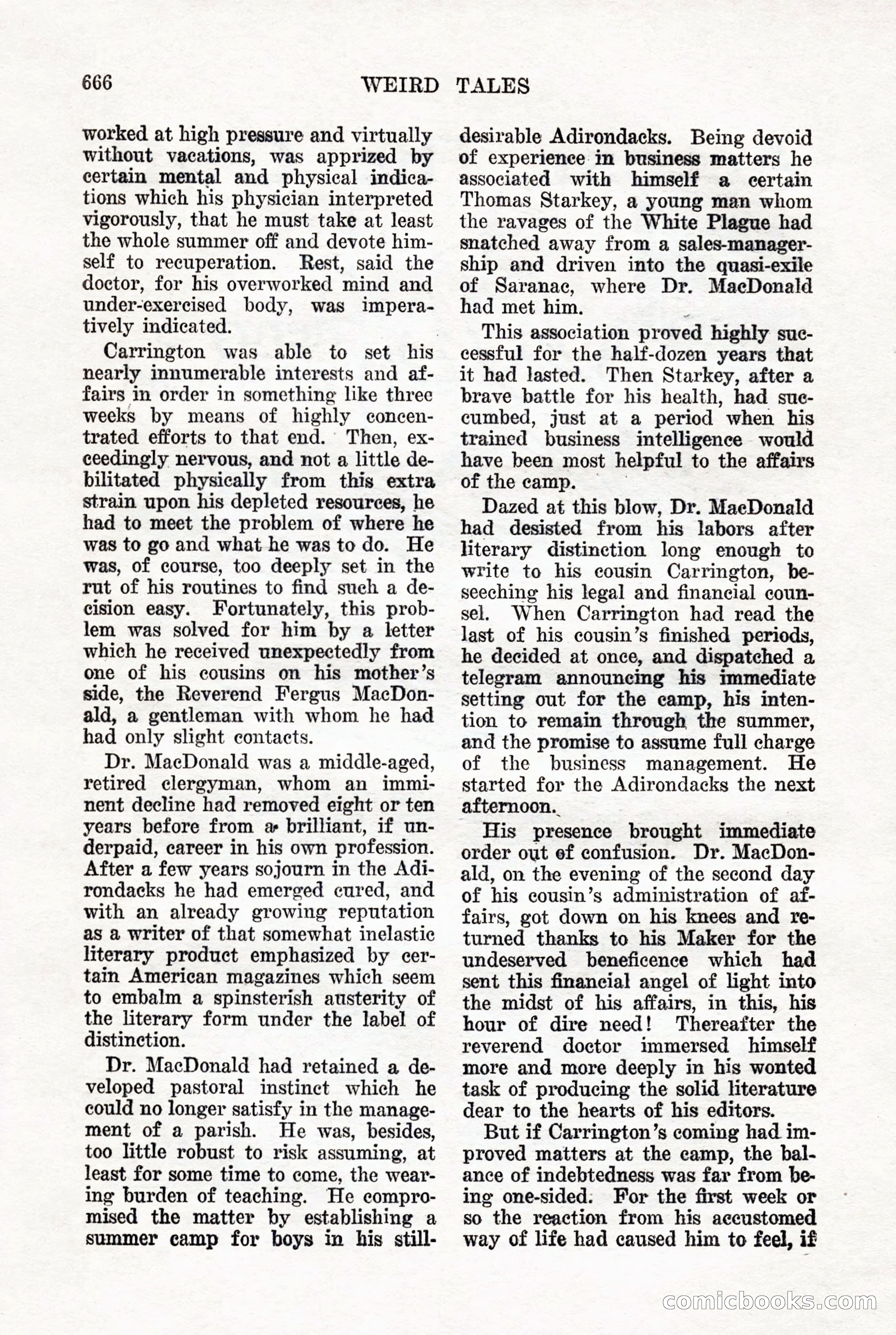 Weird Tales, Vol. 7, No. 5 — page 92 of 148