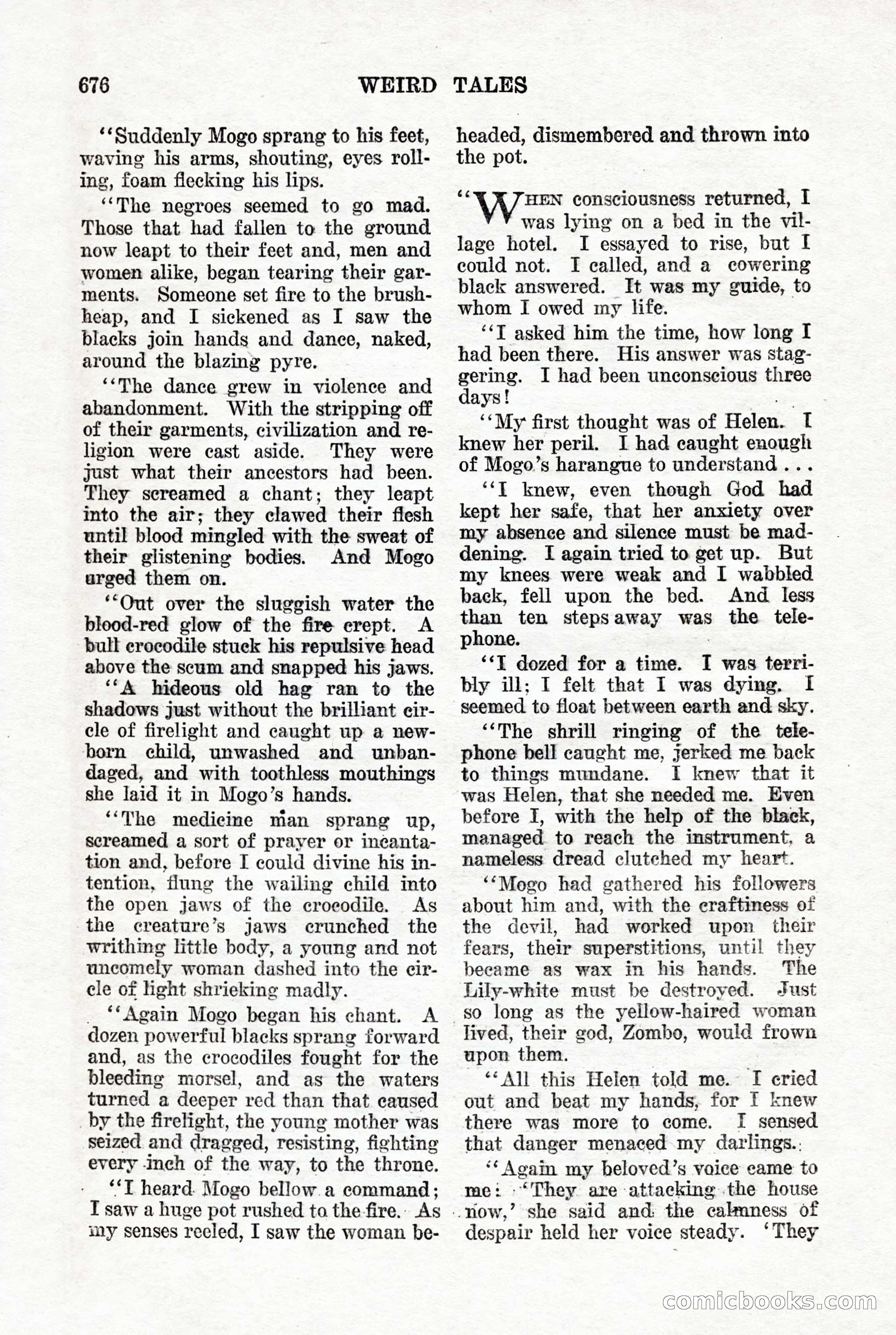 Weird Tales, Vol. 7, No. 5 — page 102 of 148