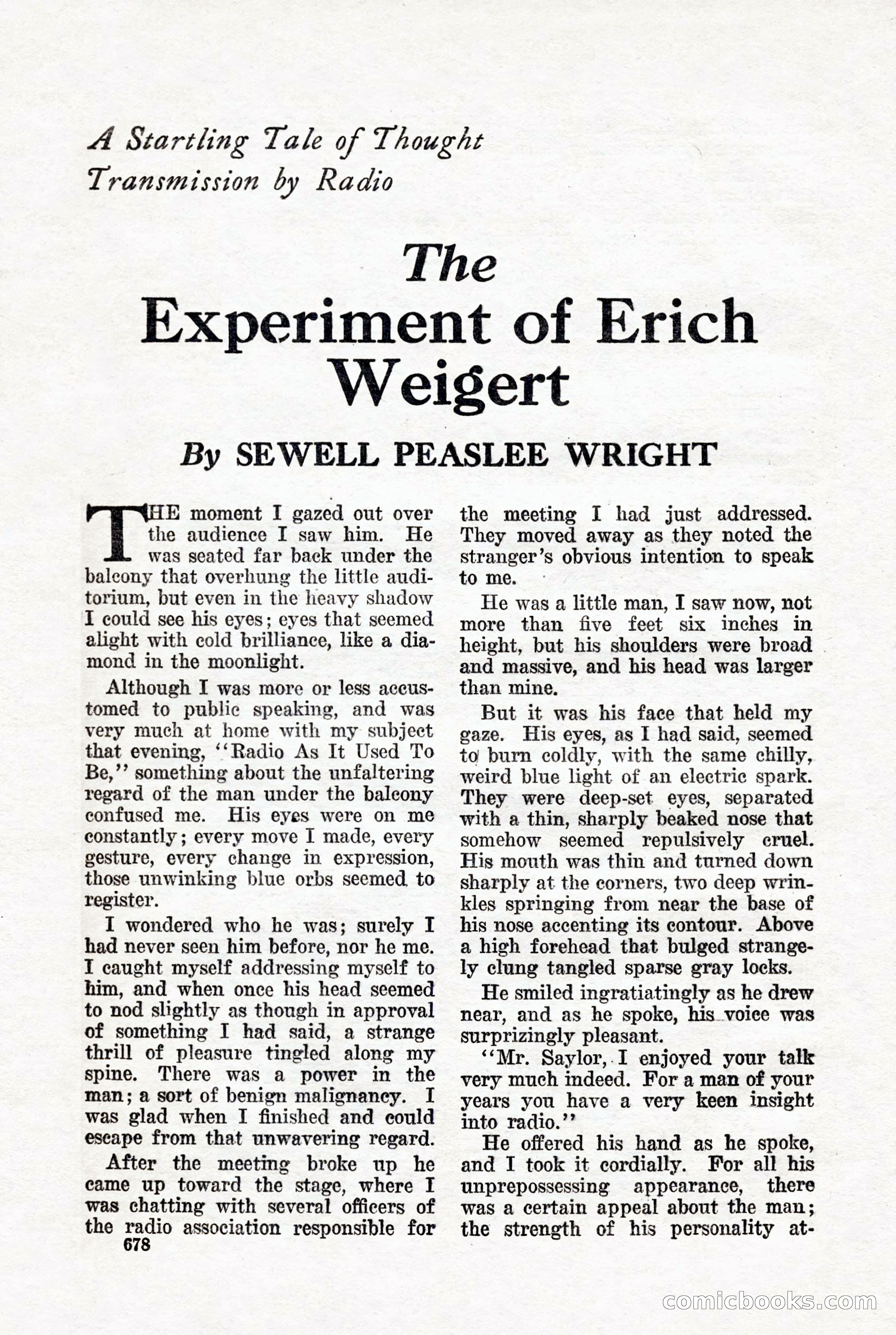 Weird Tales, Vol. 7, No. 5 — page 104 of 148